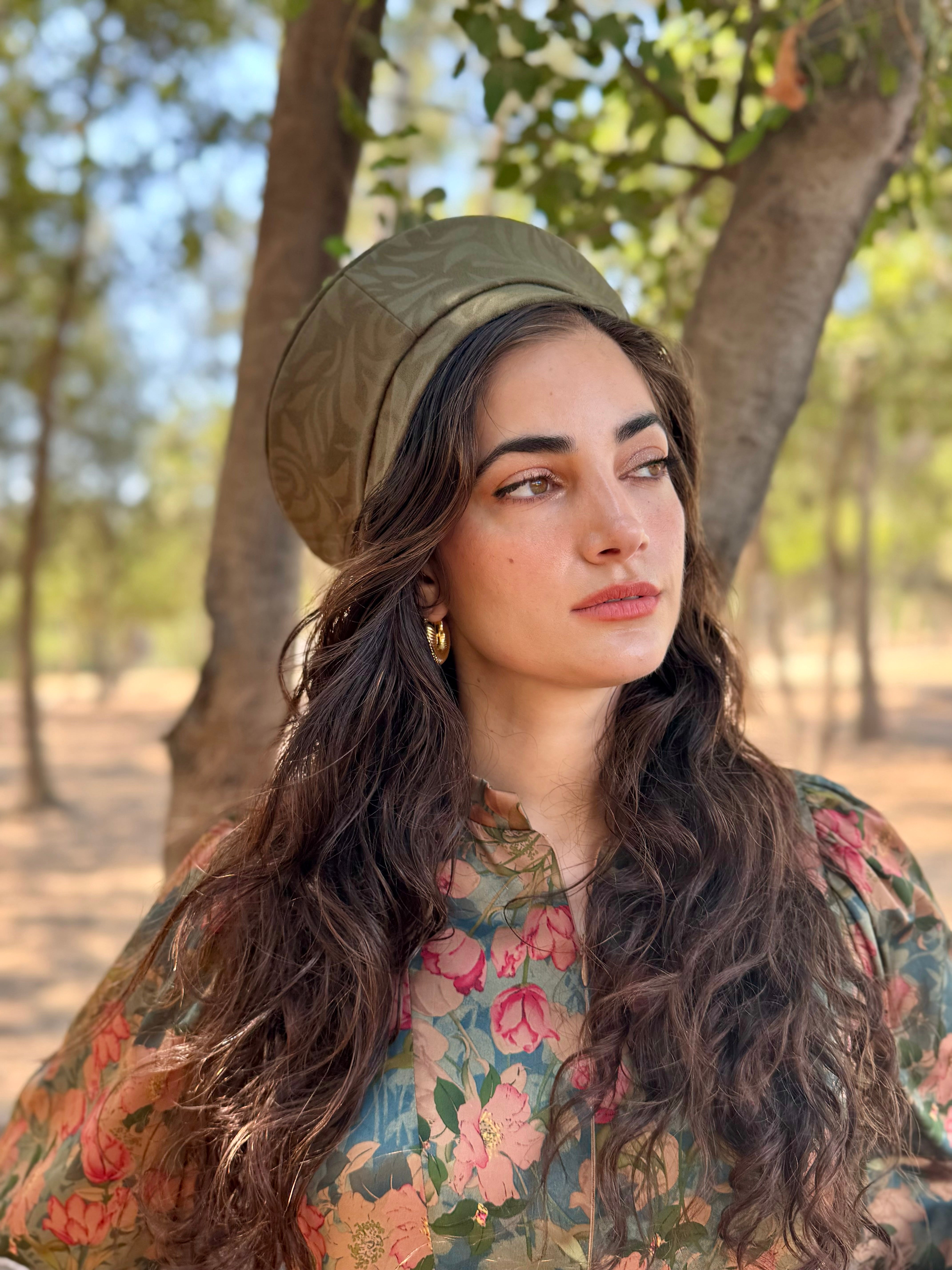  כובע שיק קומפורט זית (7900027846832)