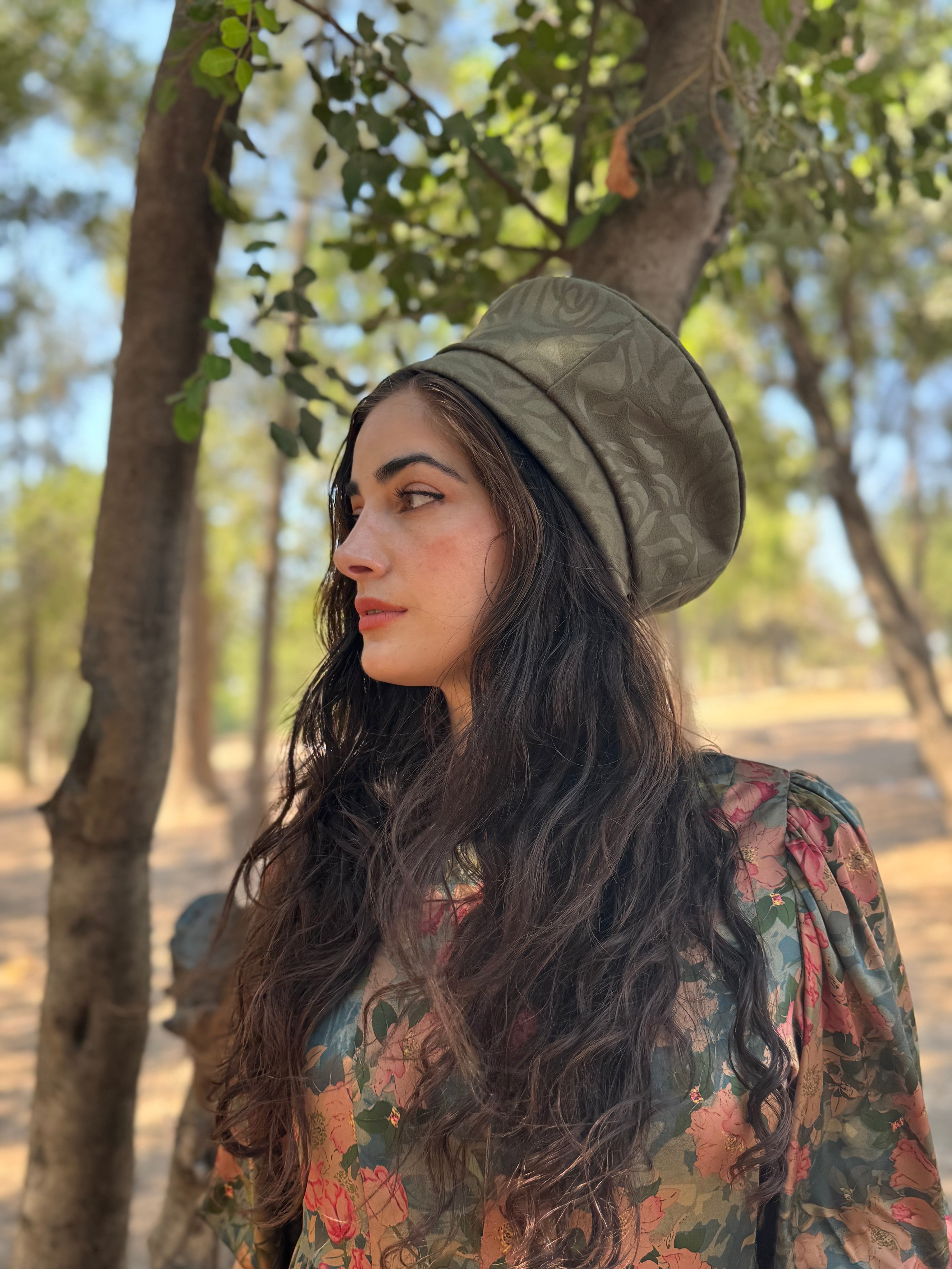  כובע שיק קומפורט זית (7900027846832)