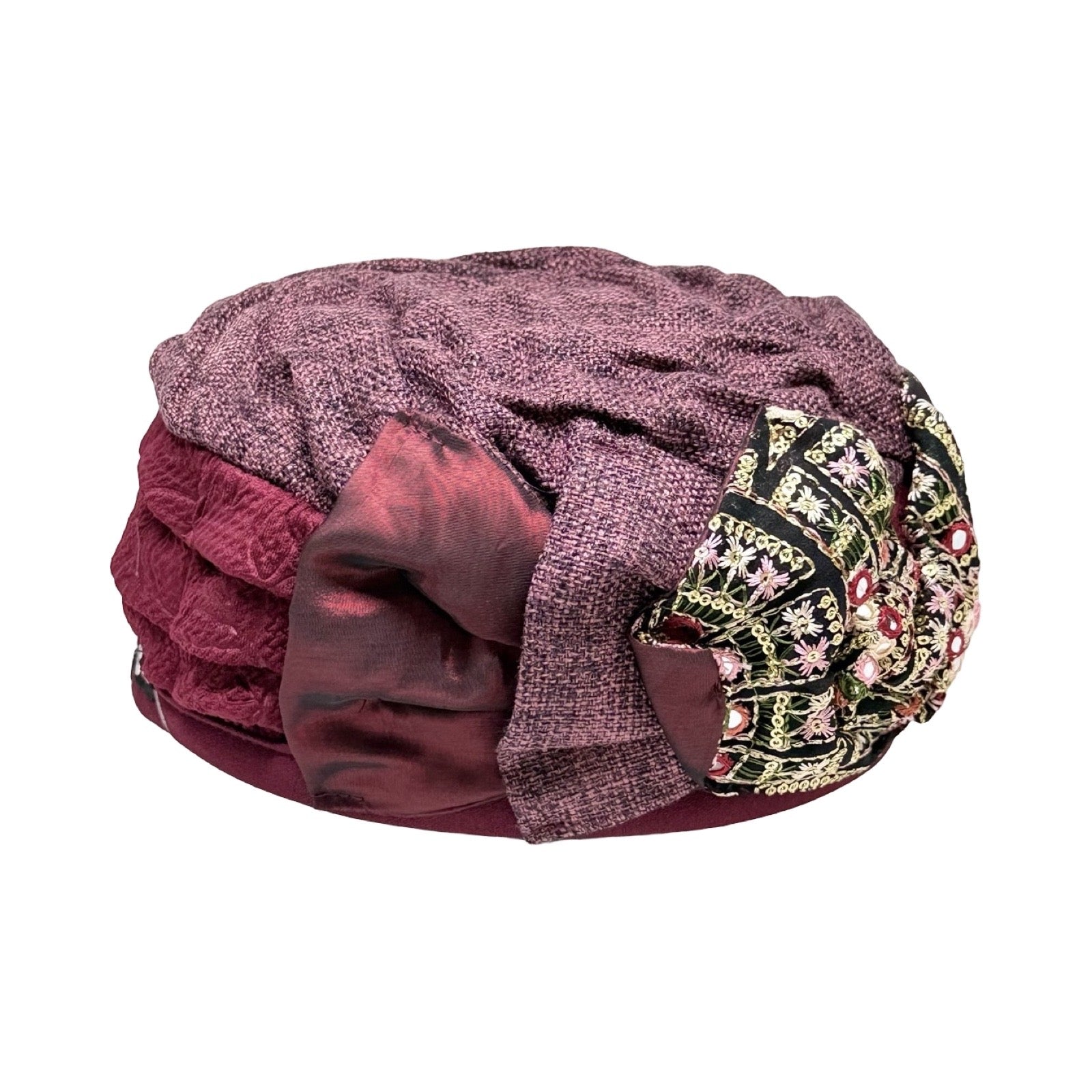 ברט מכווץ שושן בורדו זהב