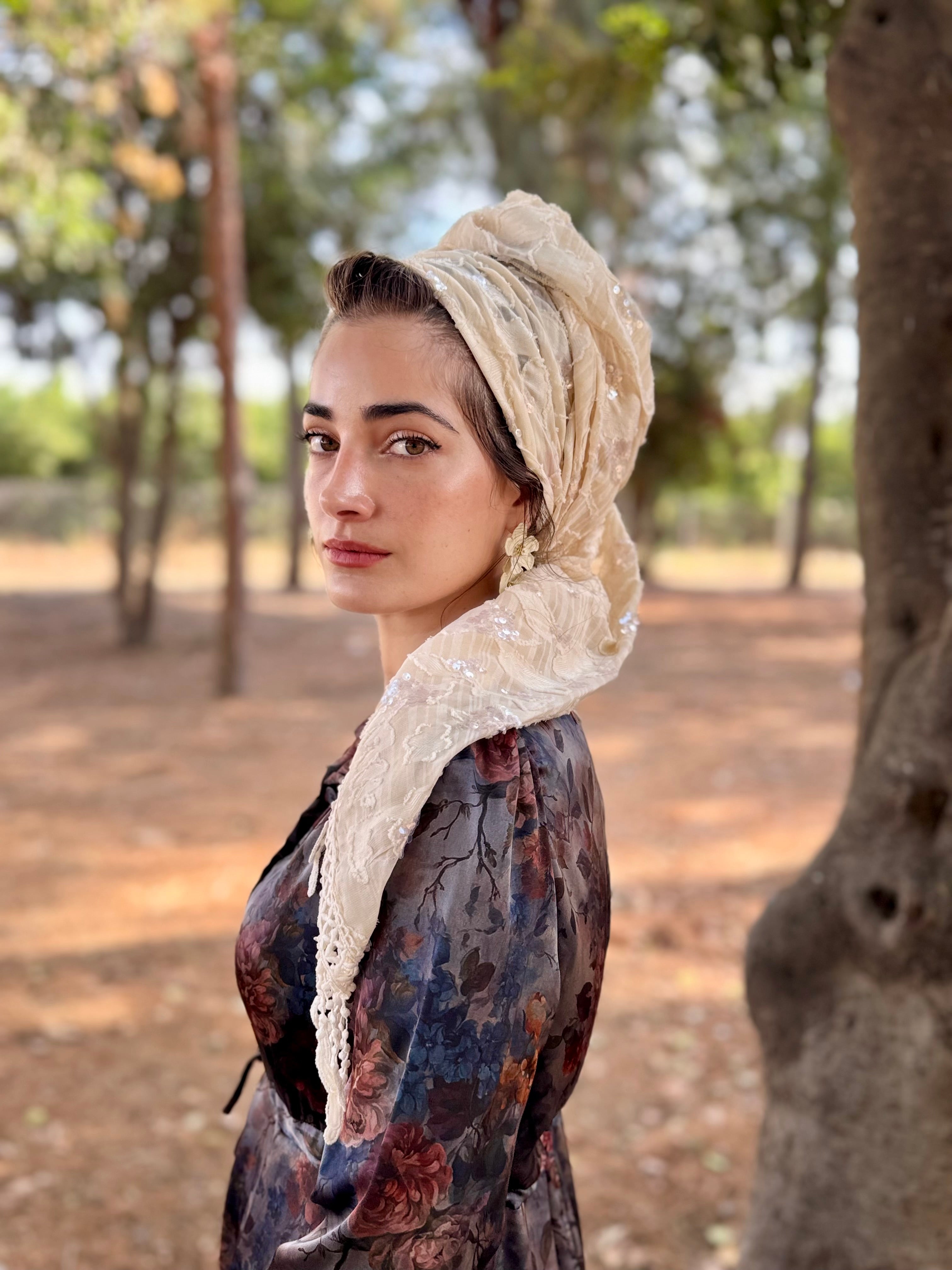 מטפחת ביוטי קרם משולש (7937000538288)