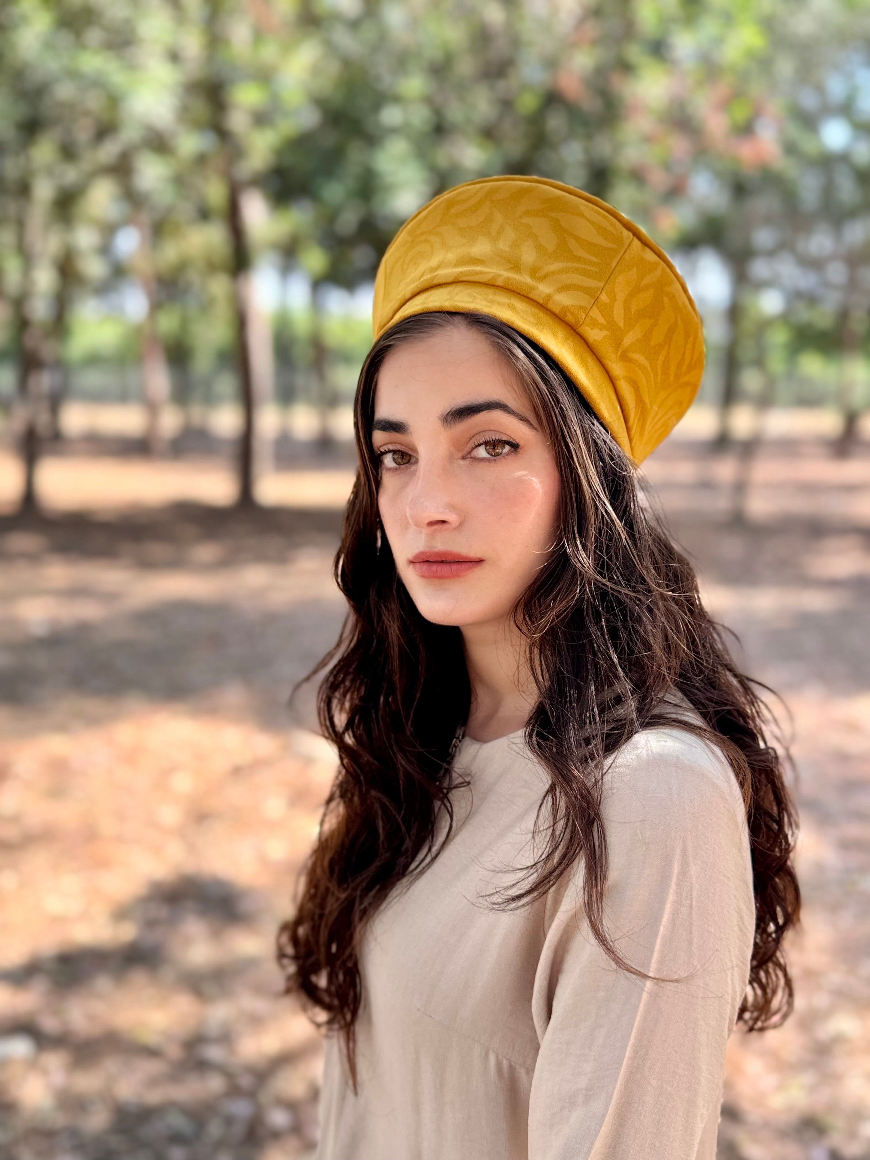  כובע שיק קומפורט חרדל (7900028076208)