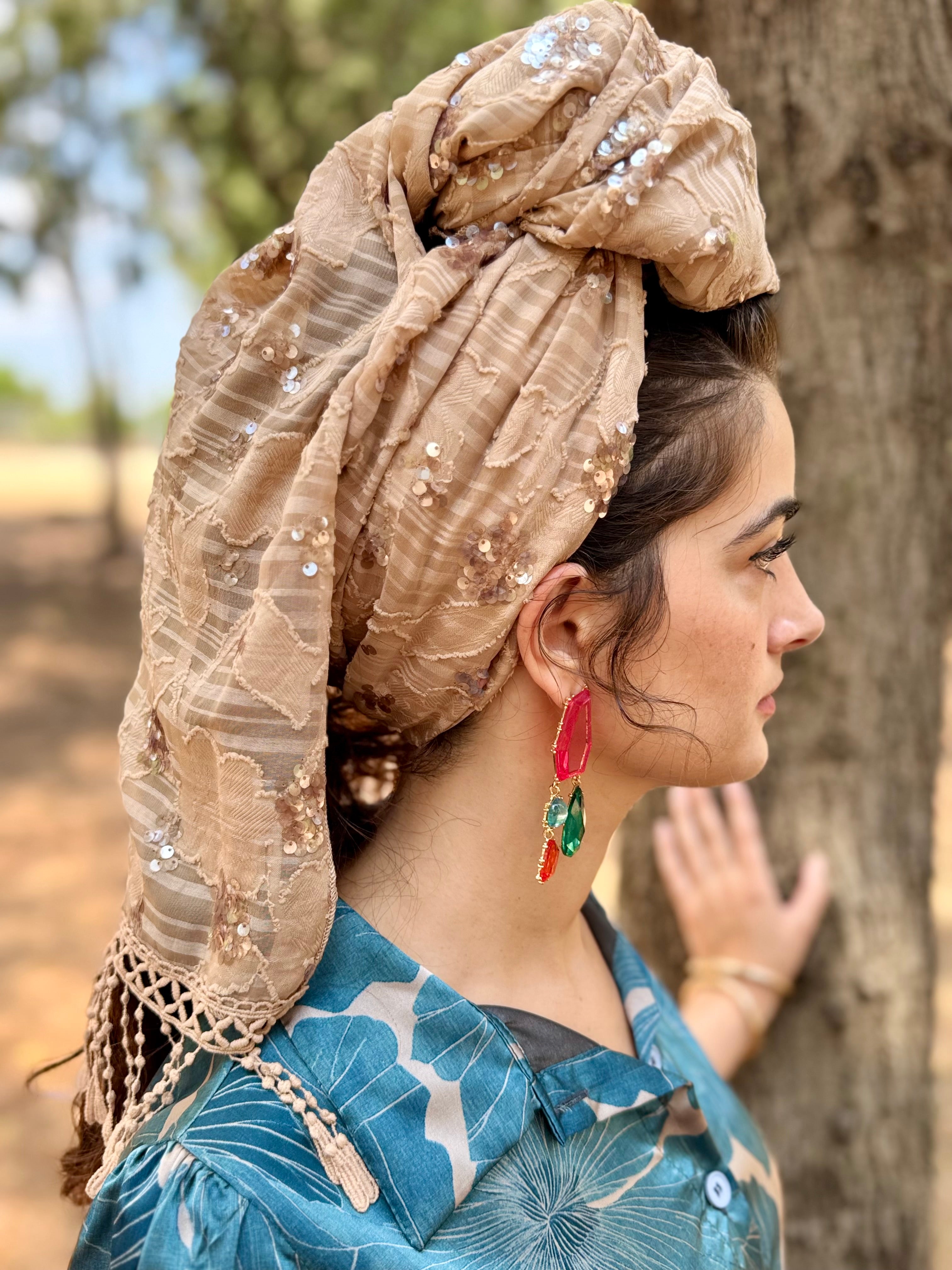 מטפחת ביוטי מוקה לונג (7942898581680)