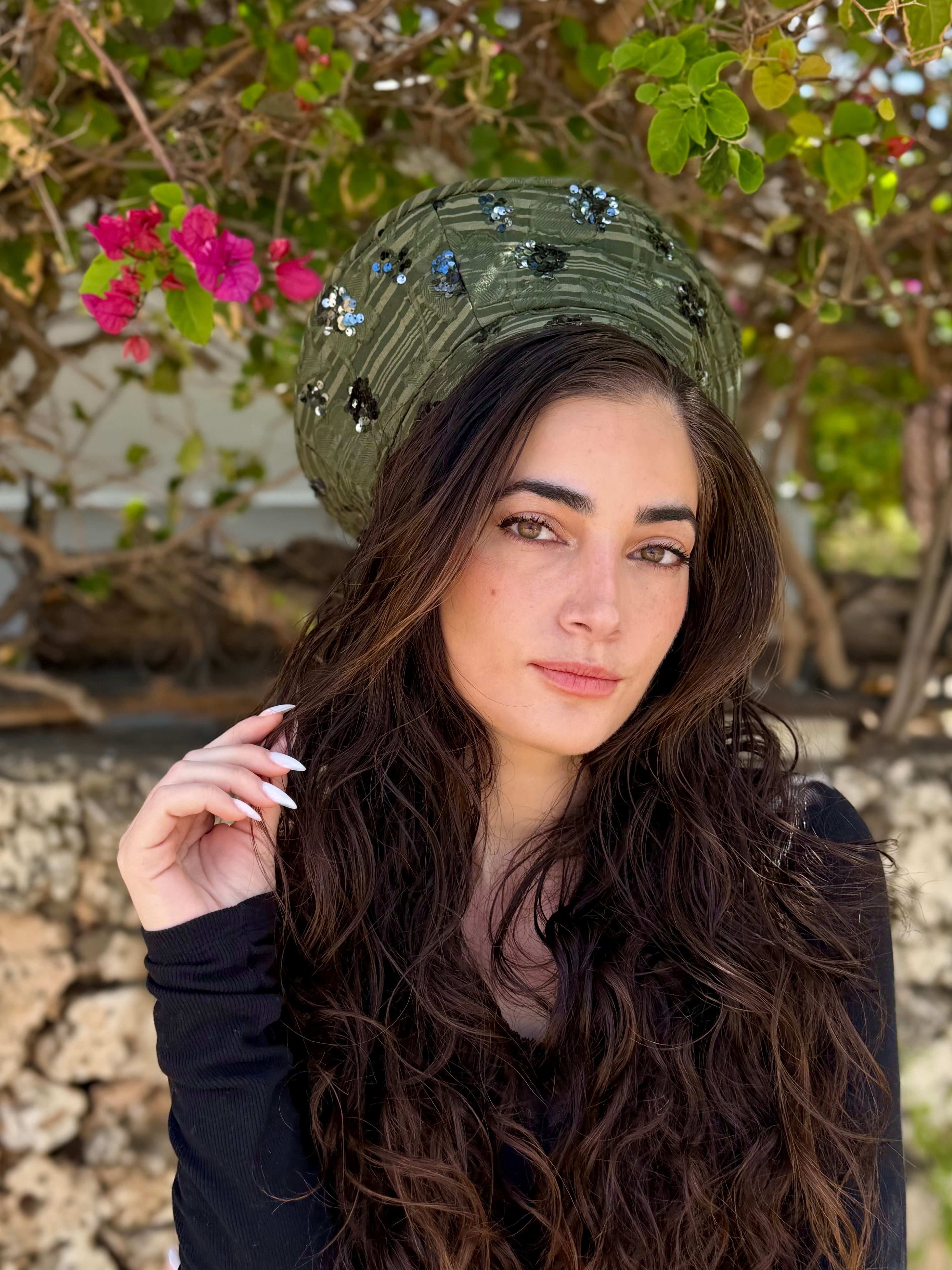 כובע שיק ביוטי ירוק