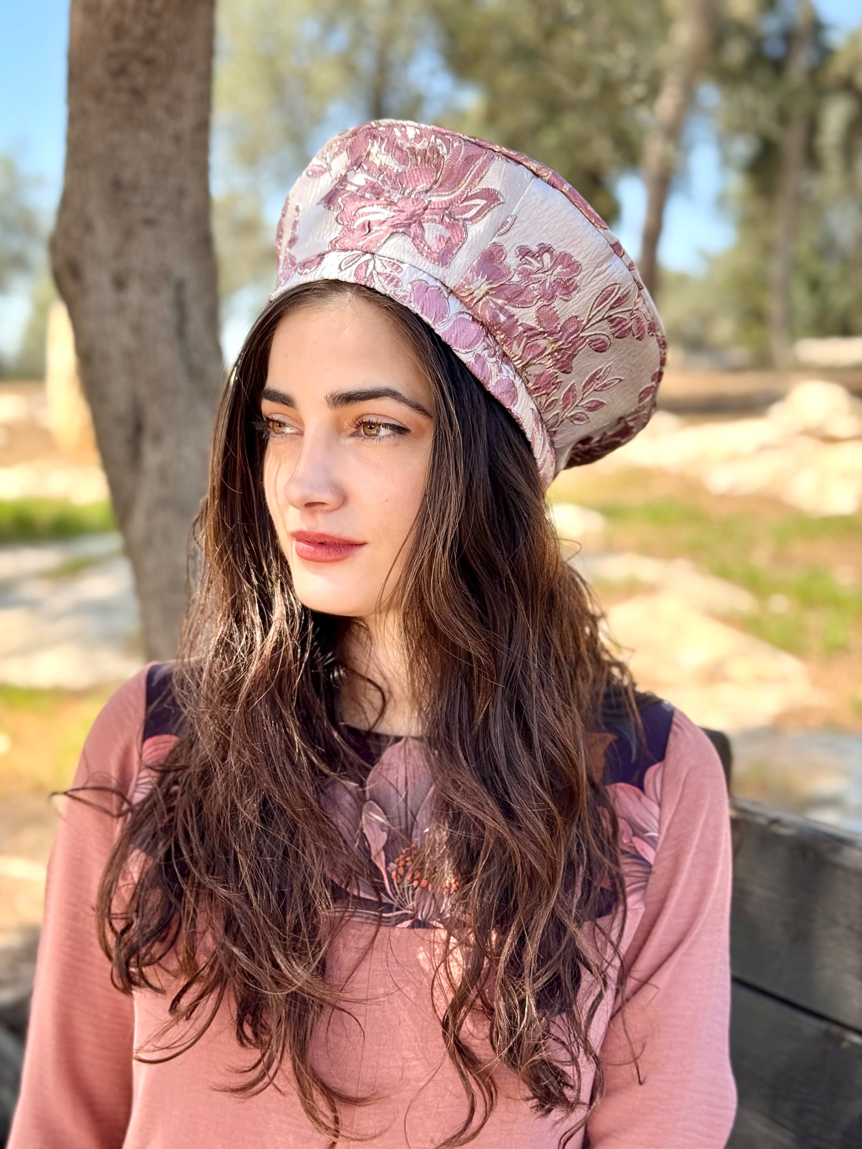 כובע שיק ורוד זהב (7817768566960)