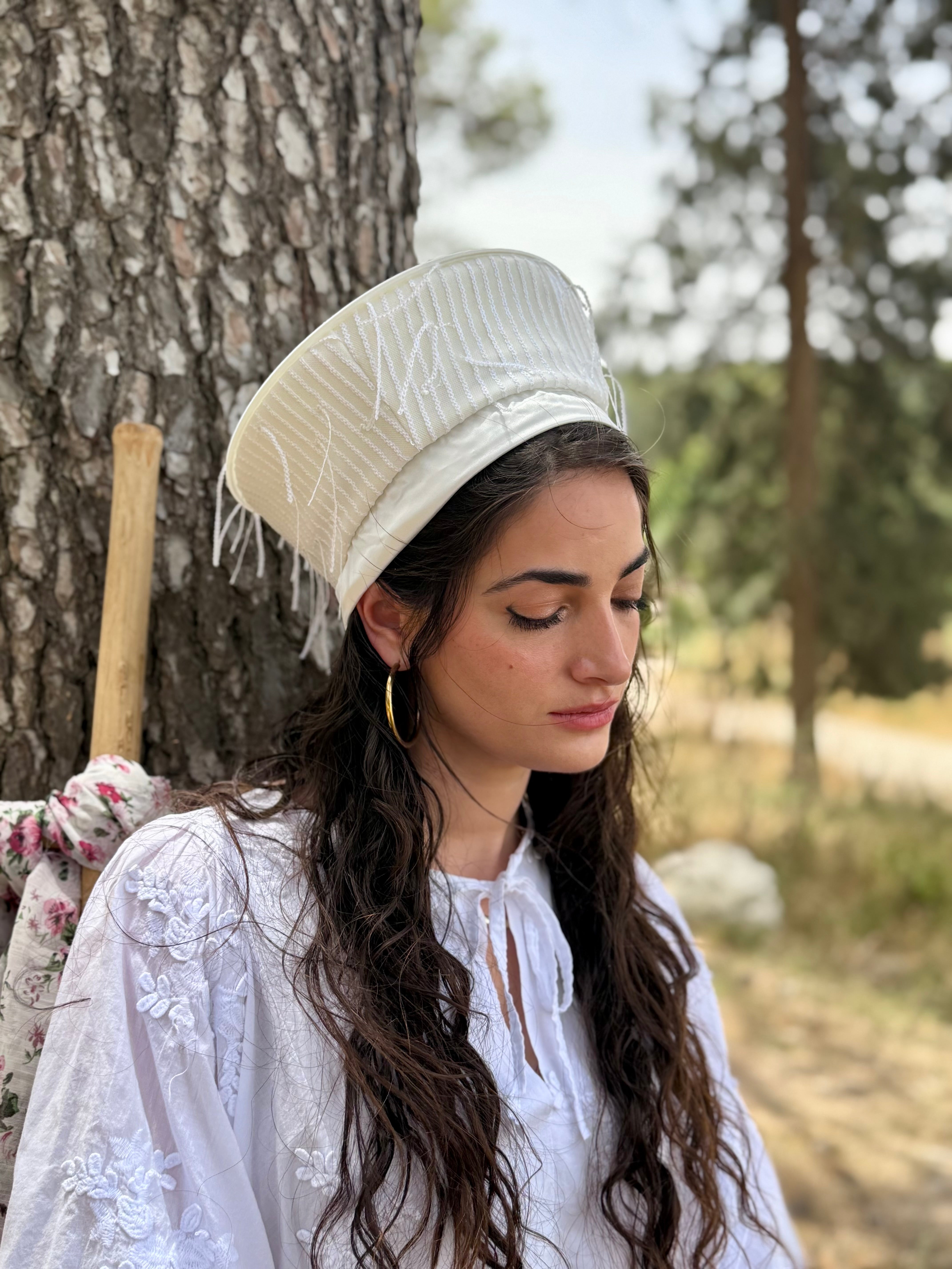 כובע שיק קומפורט פרנזים לבן