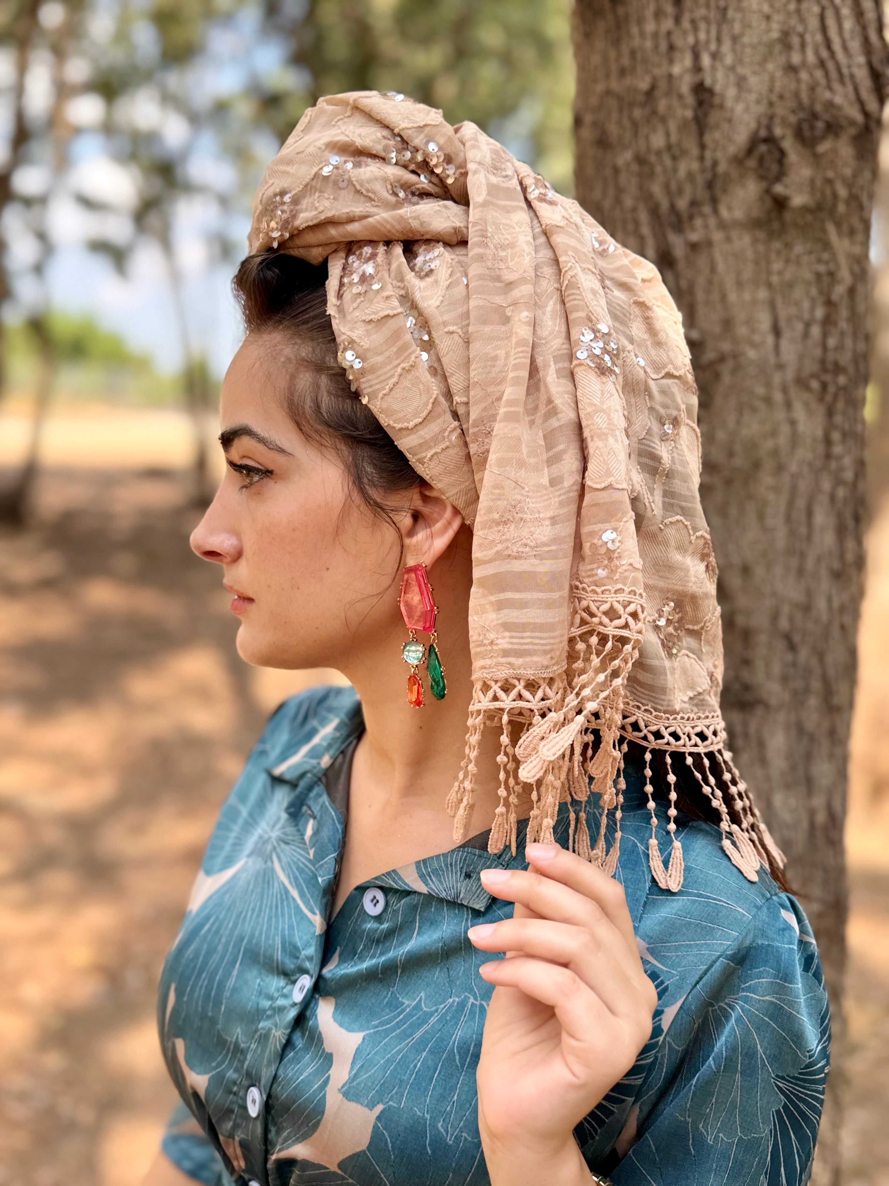 מטפחת ביוטי מוקה לונג (7942898581680)