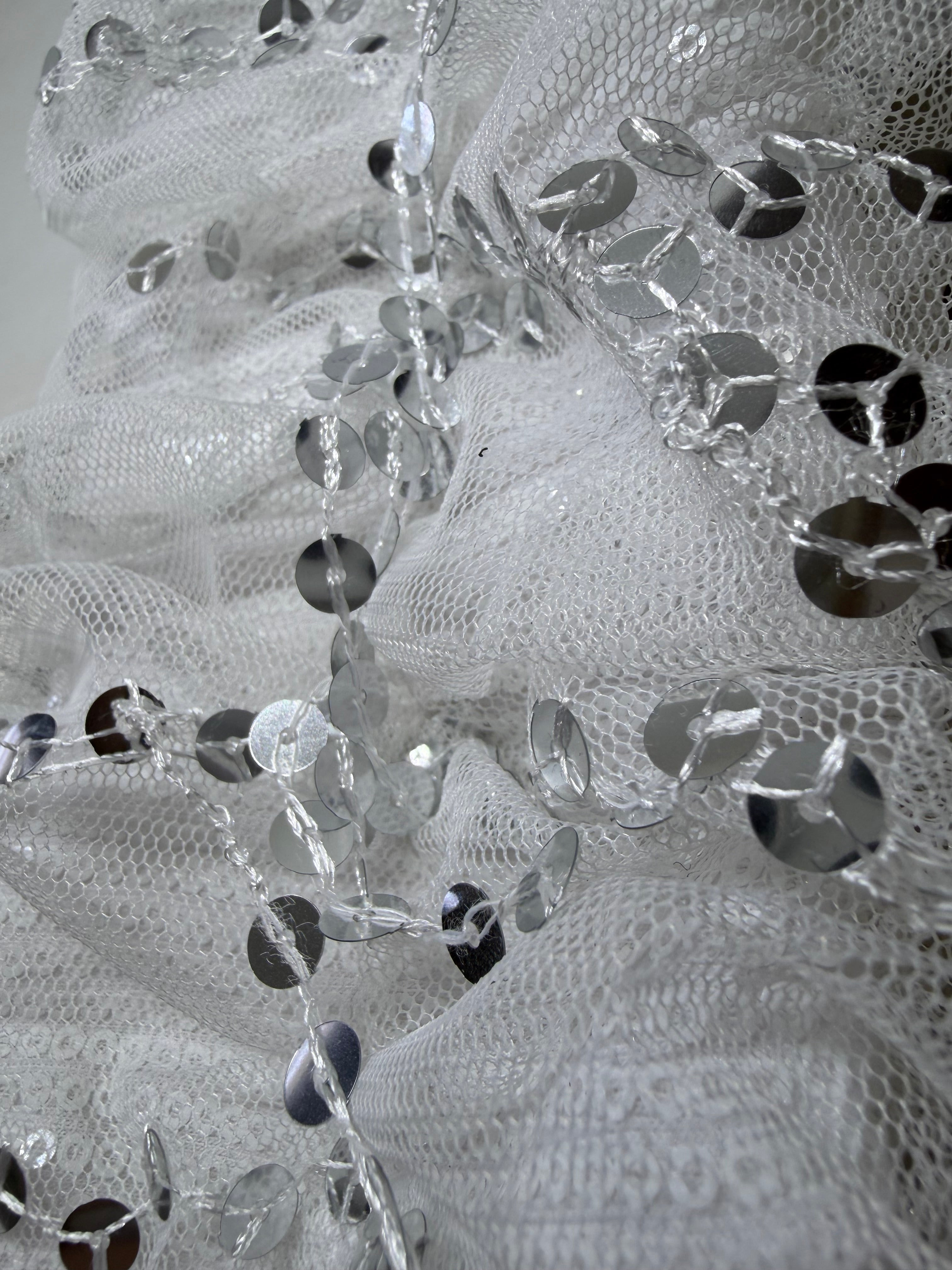 סרט סקוץ׳ מכווץ פרנזים פייט לבן כסוף O4