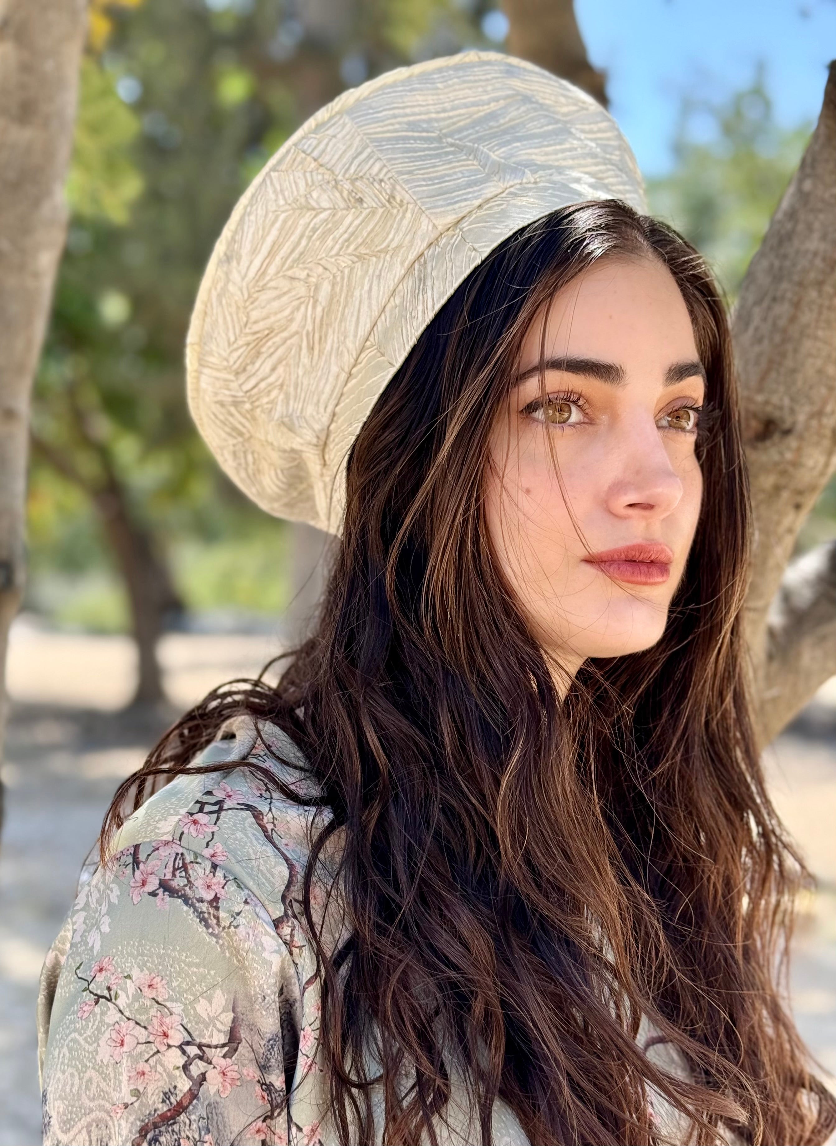 כובע שיק פליסה שמנת (7817959768240)