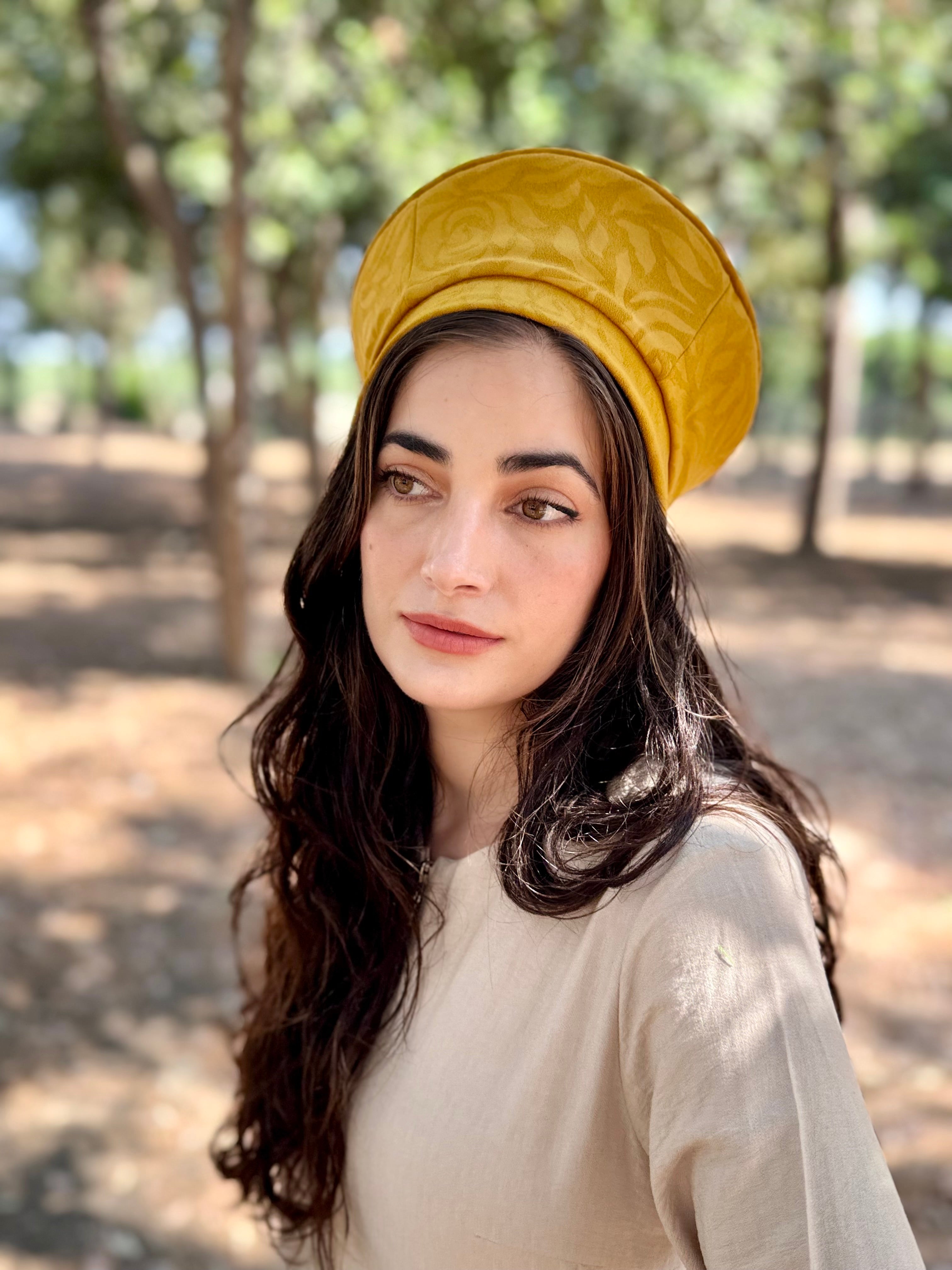  כובע שיק קומפורט חרדל (7900028076208)