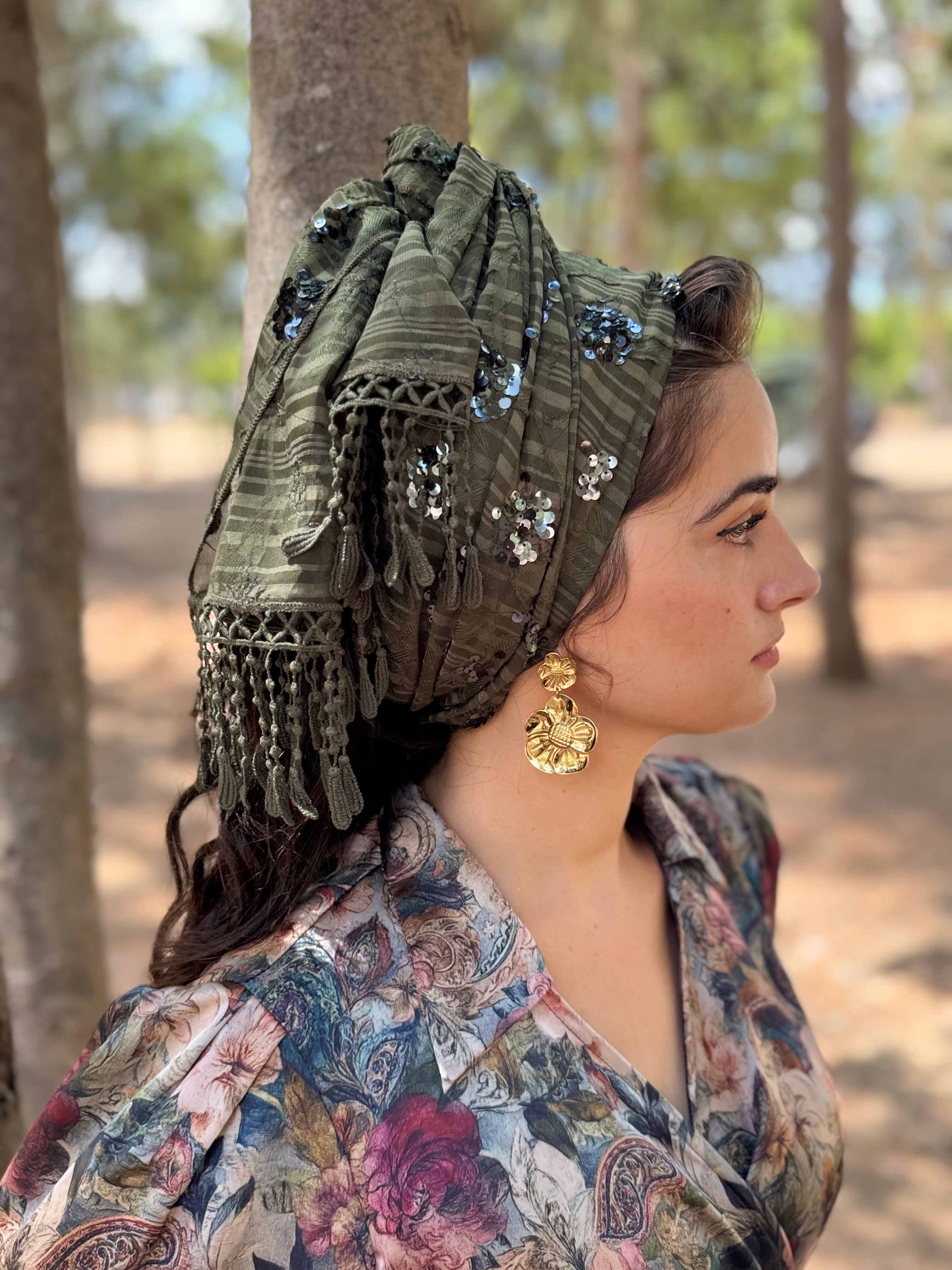 מטפחת ביוטי זית לונג (7942919848112)