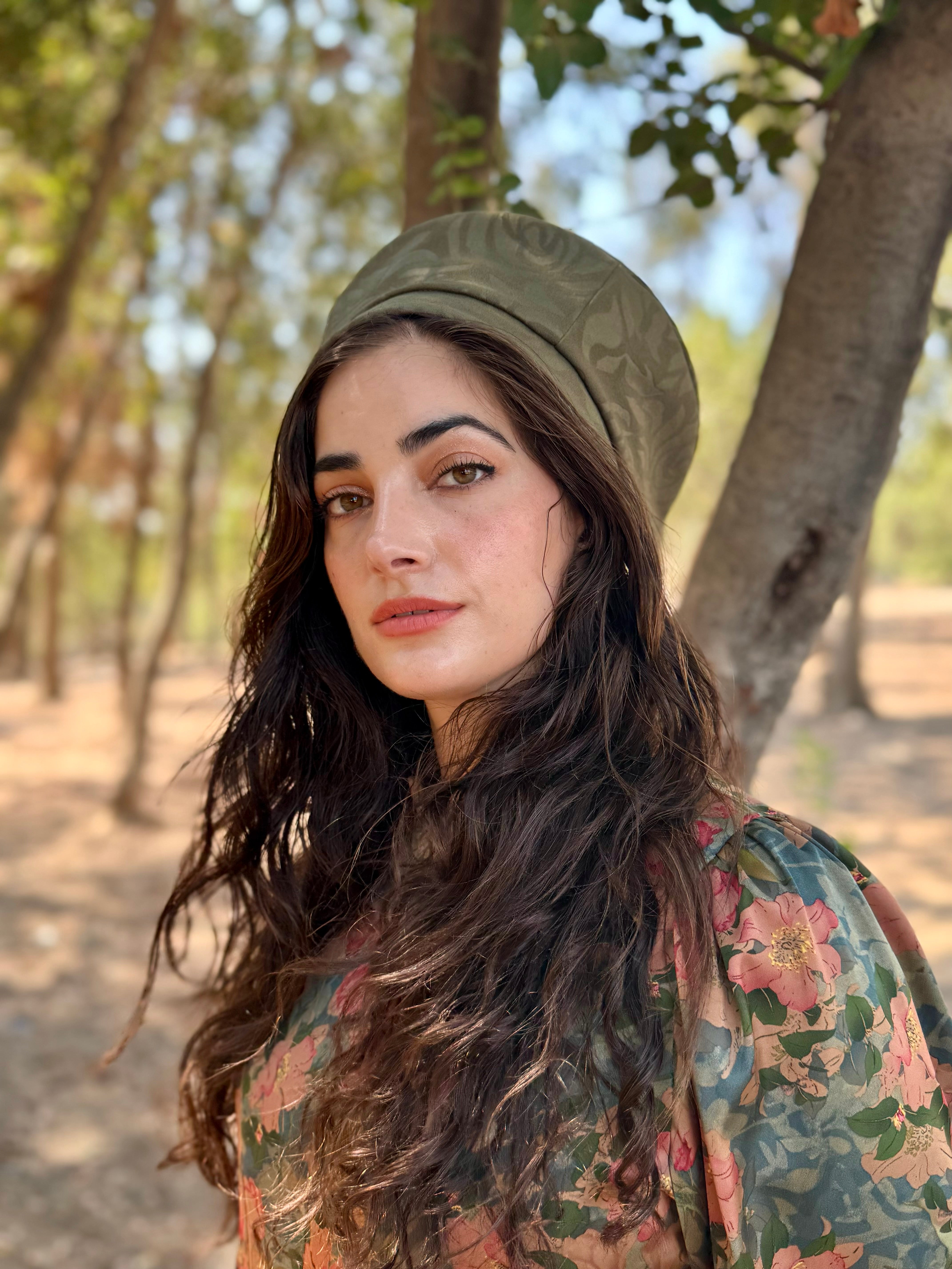  כובע שיק קומפורט זית (7900027846832)