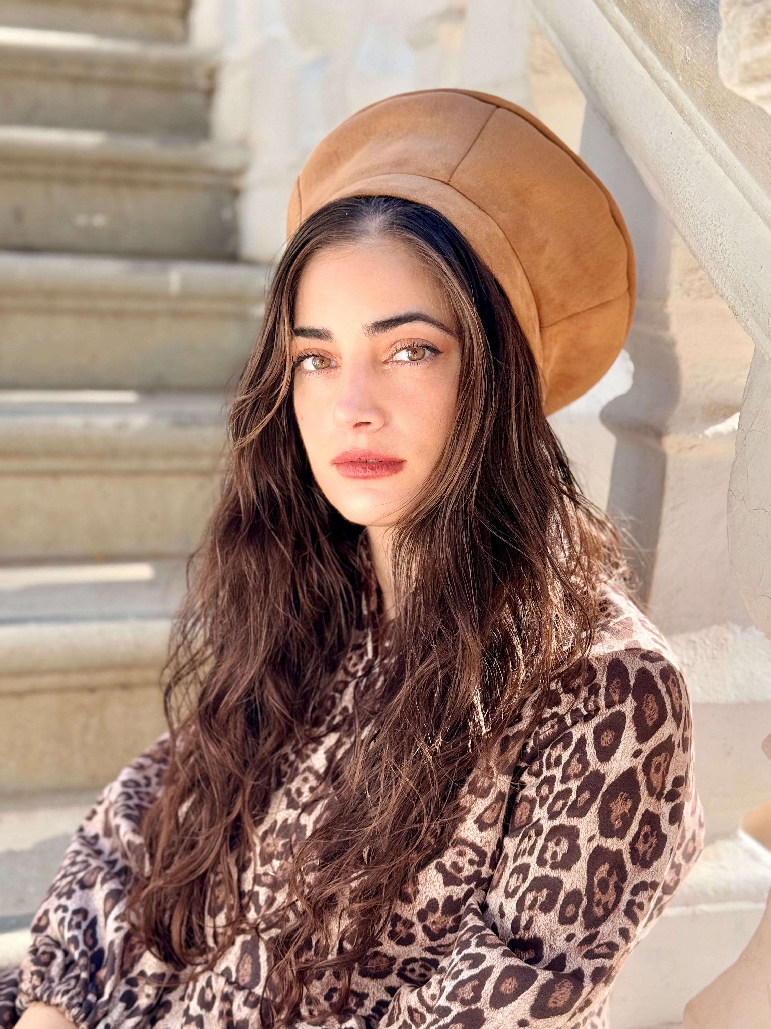 כובע שיק זמש קאמל