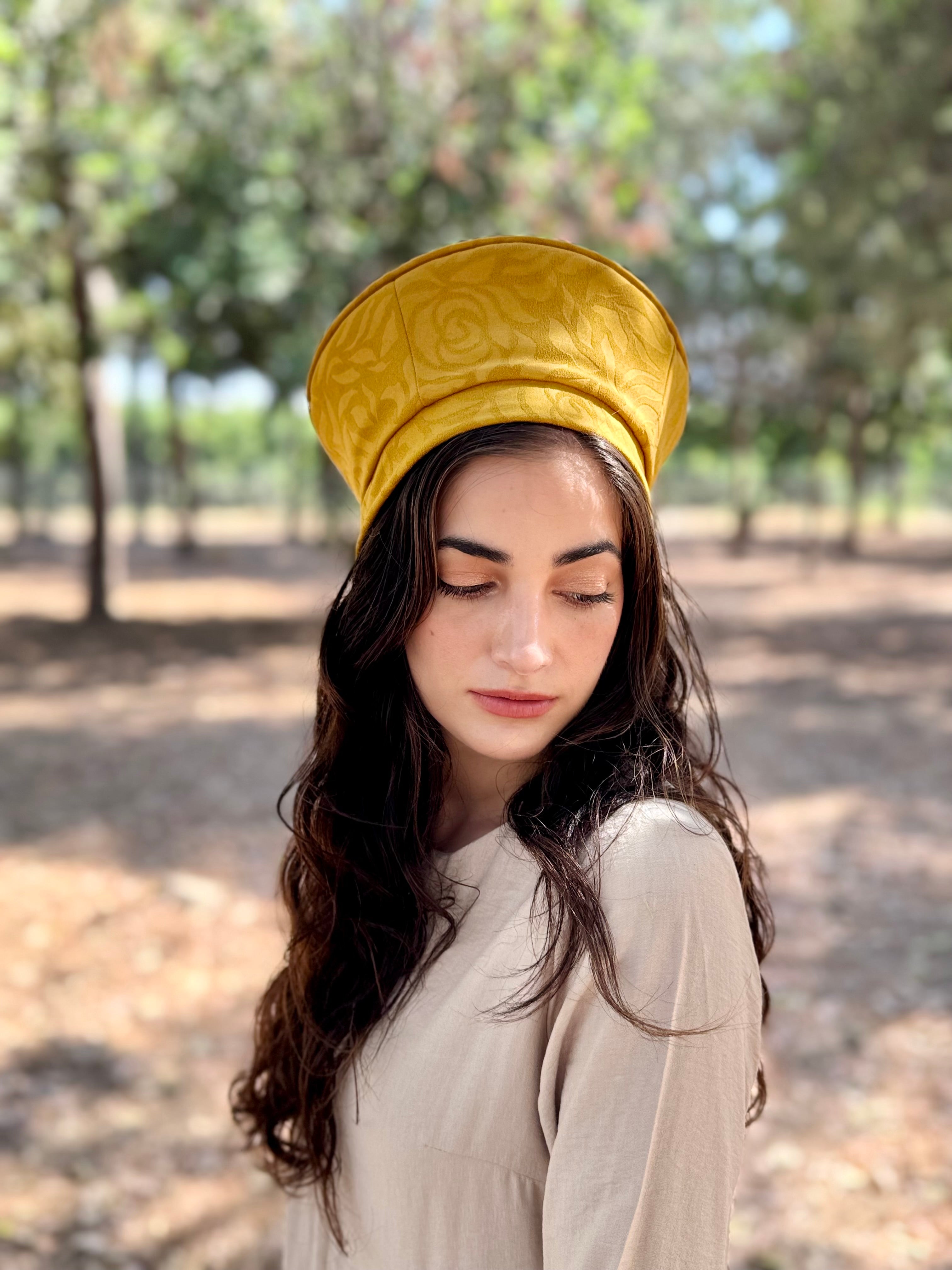  כובע שיק קומפורט חרדל (7900028076208)