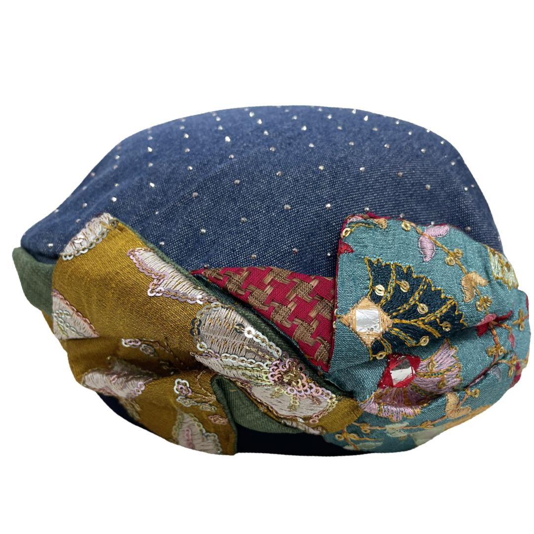 ברט קלאסי גינס מקופלת צבעונית