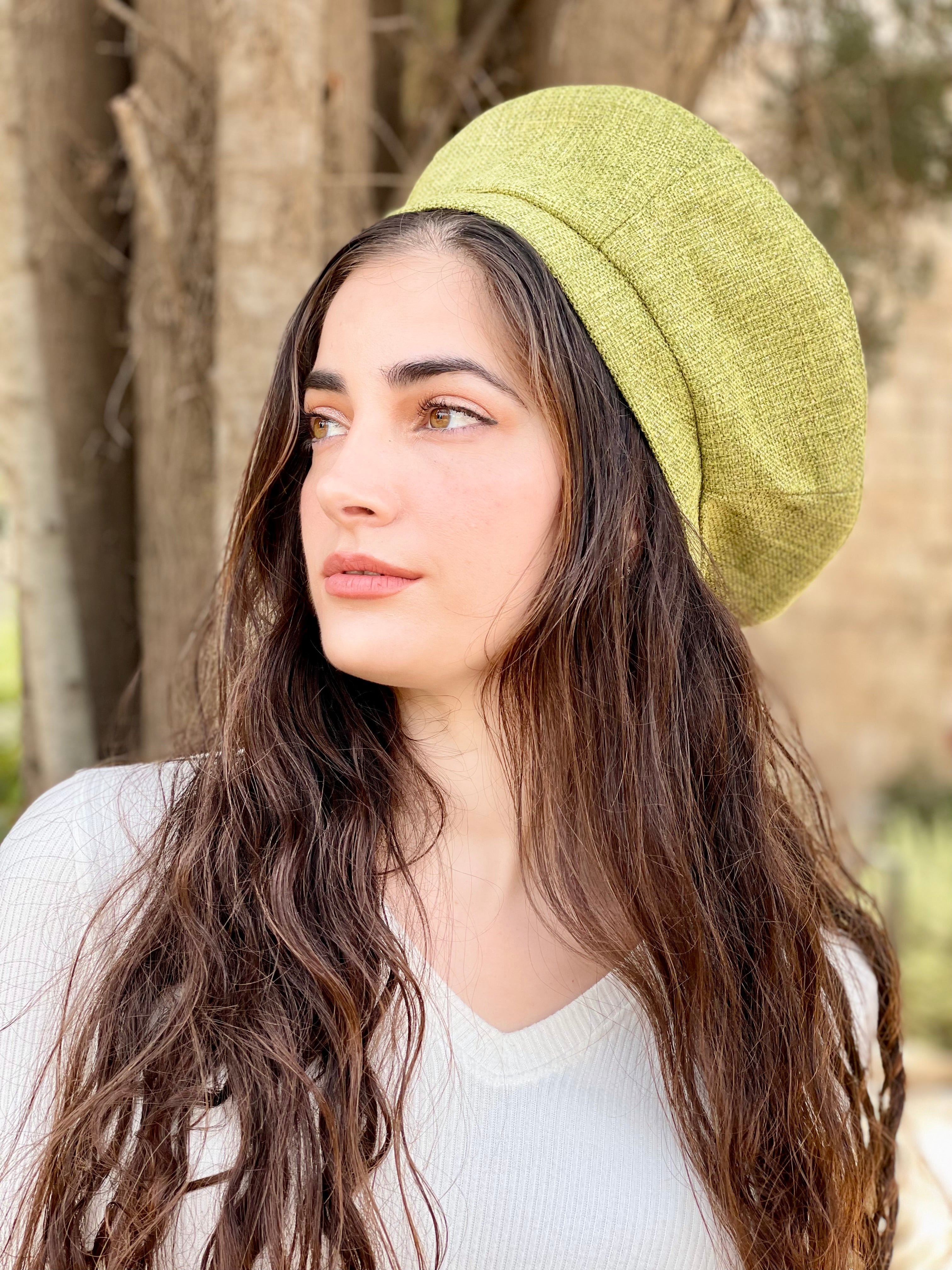 כובע שיק גובלן ירוק