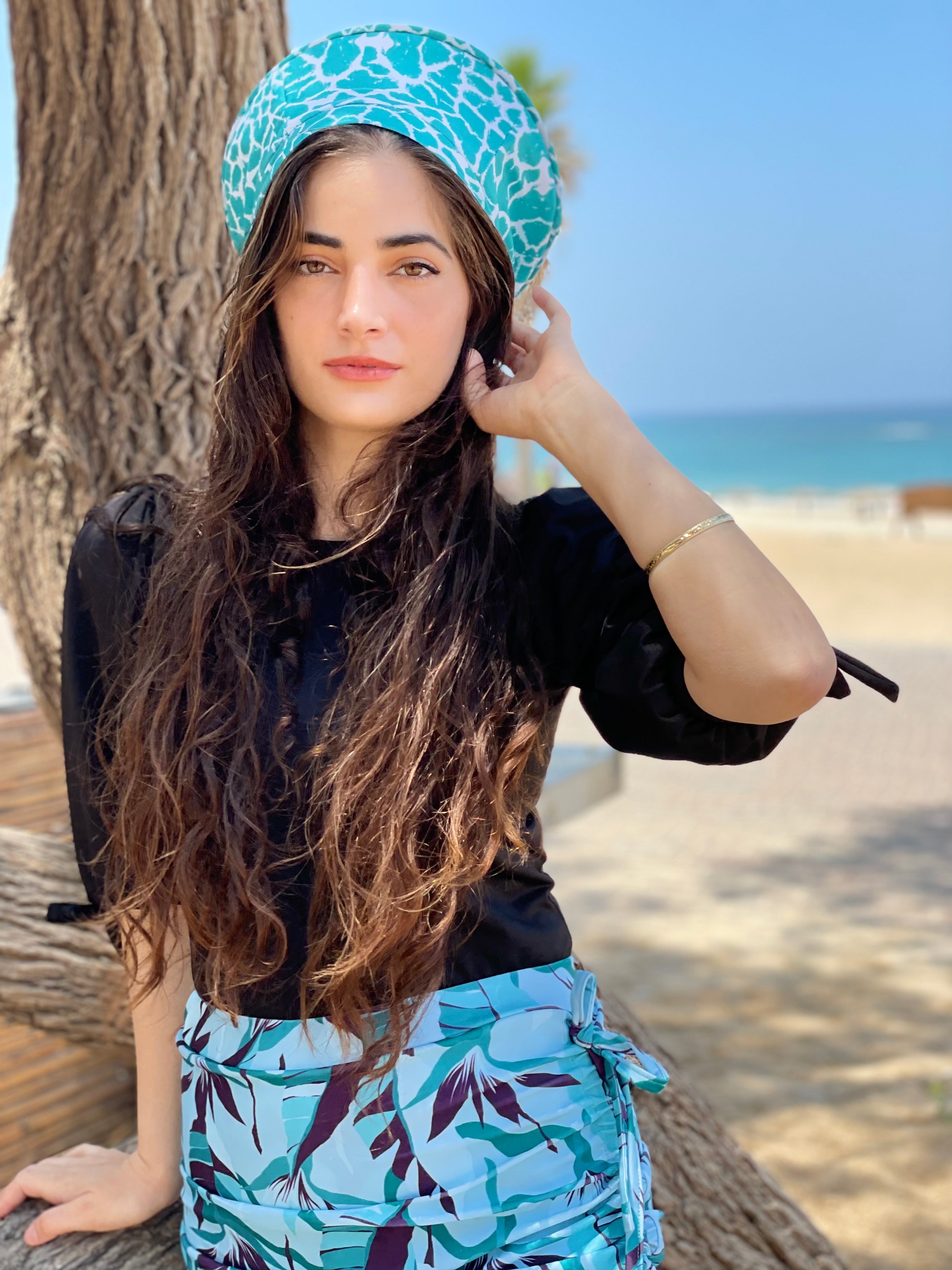 כובע שיק קומפורט בגד-ים טורקיז