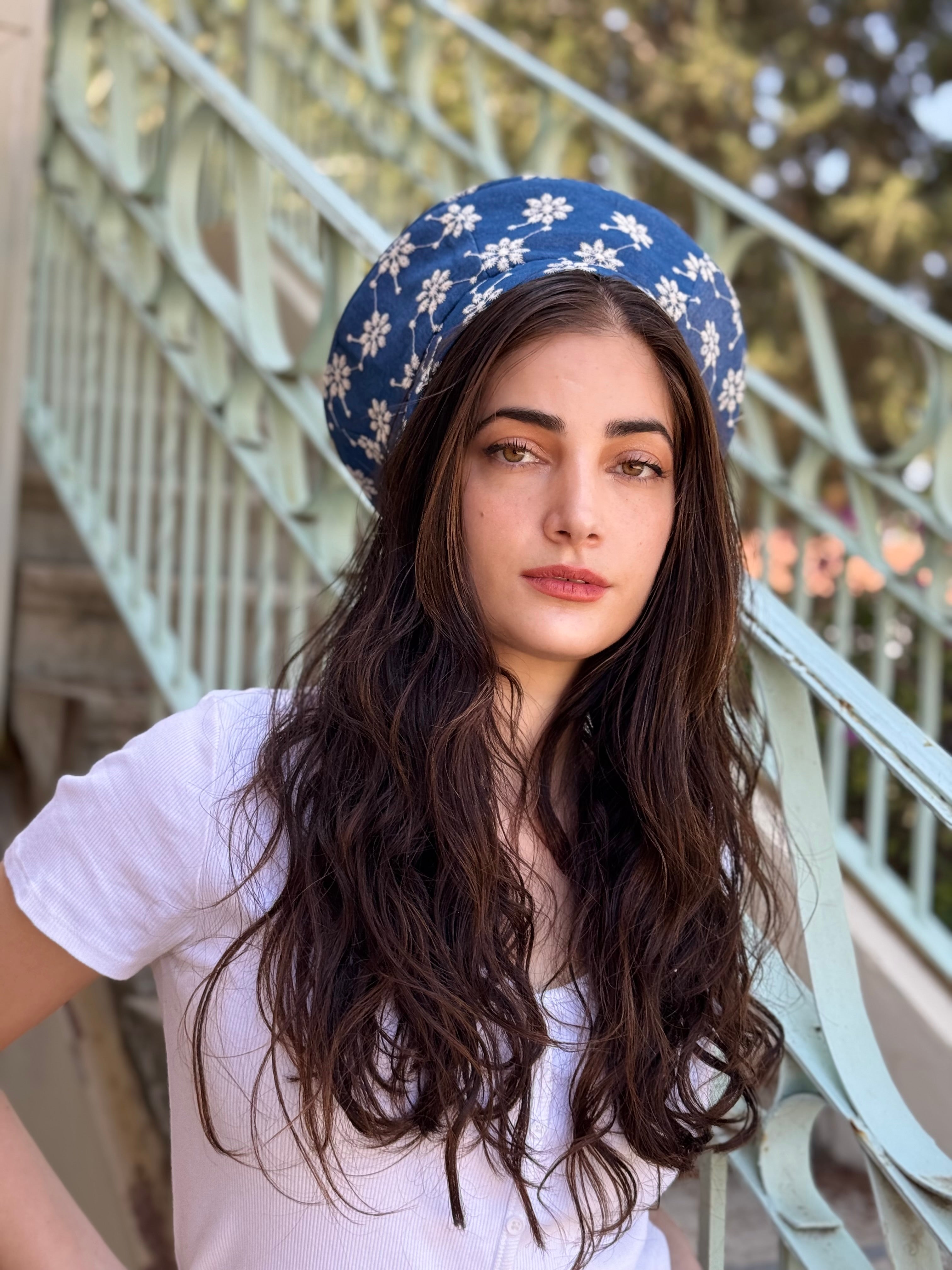 כובע שיק ג׳ינס רקום (7817963208880)