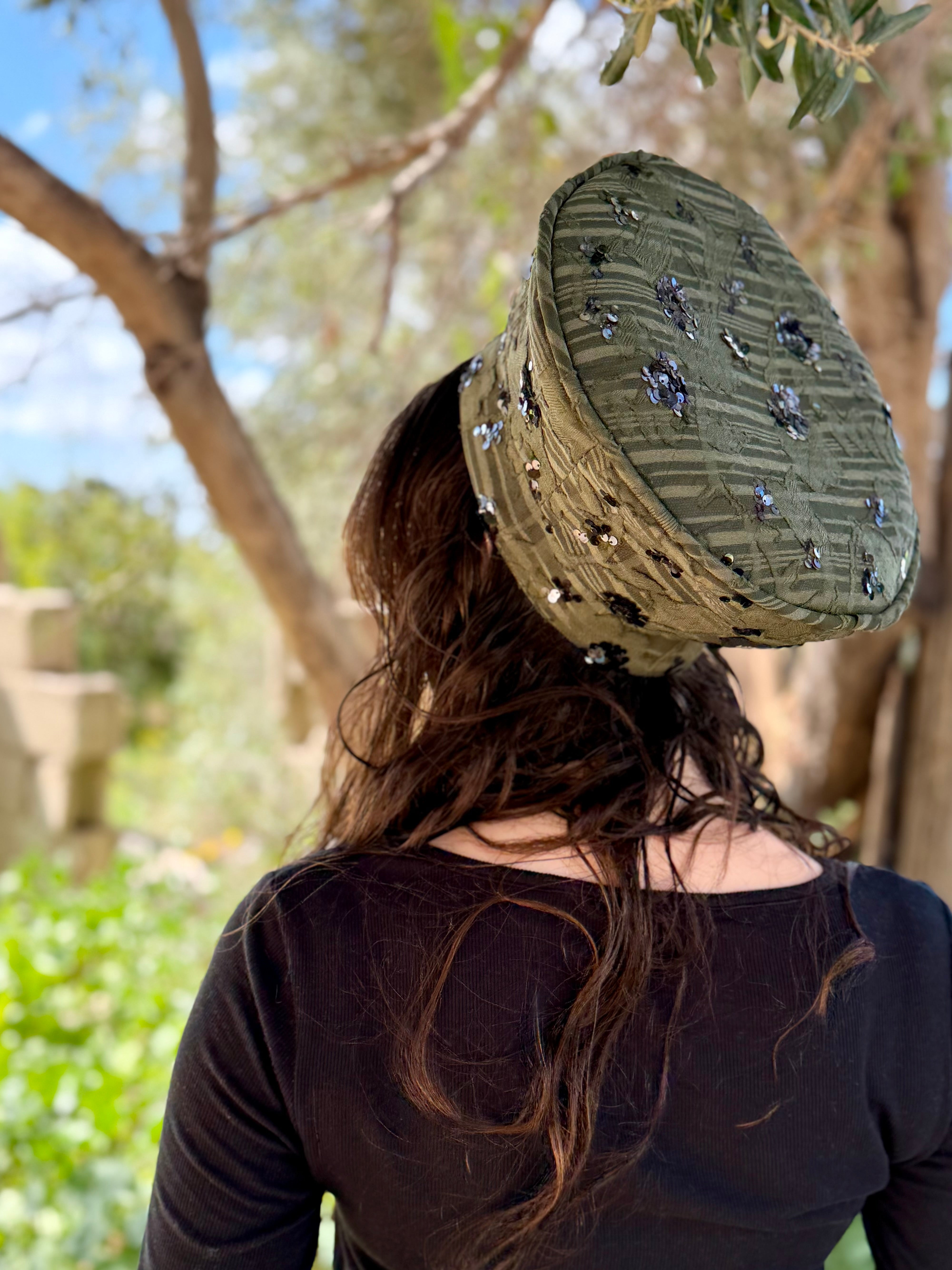 כובע שיק ביוטי ירוק