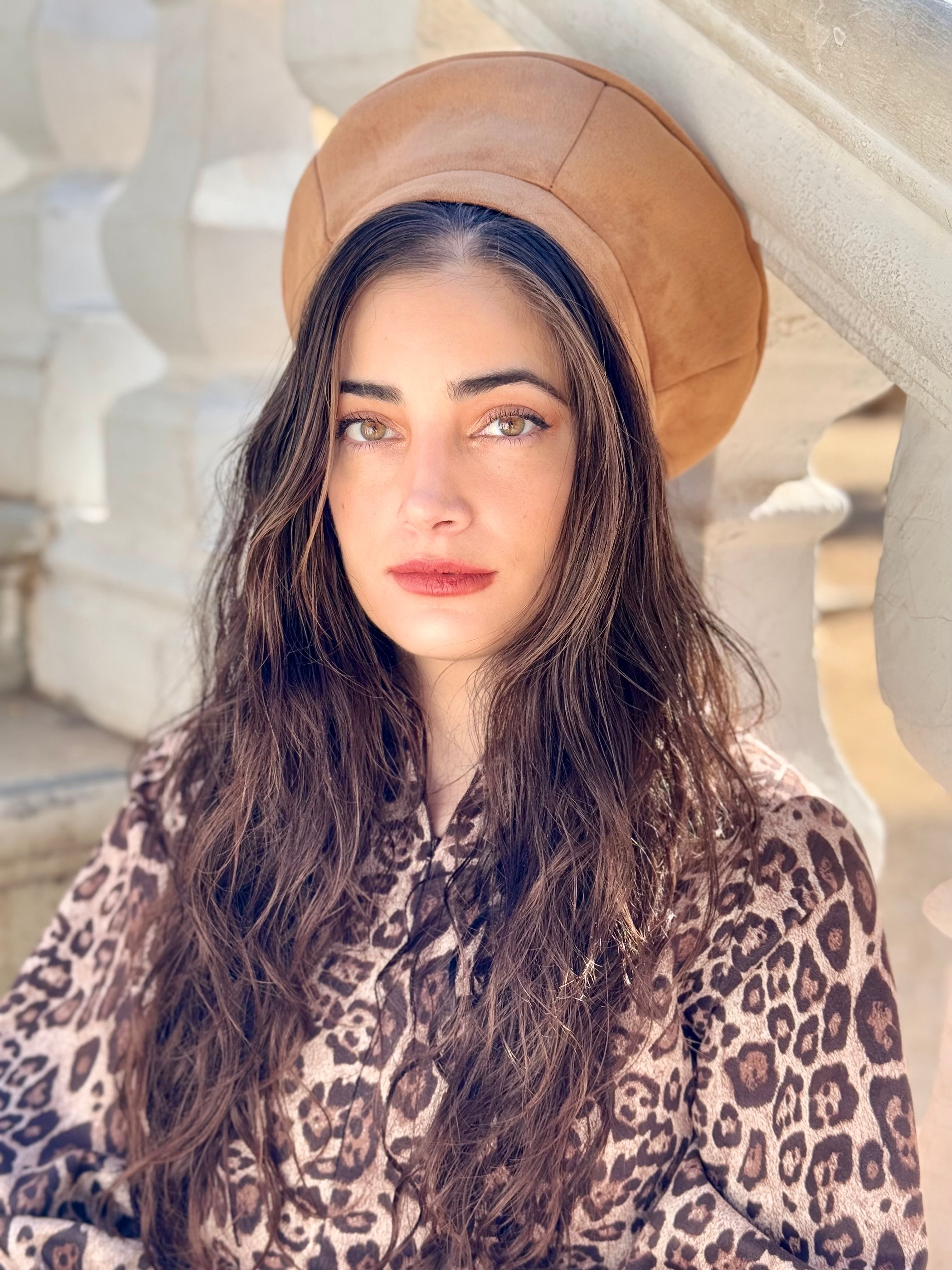 כובע שיק זמש קאמל