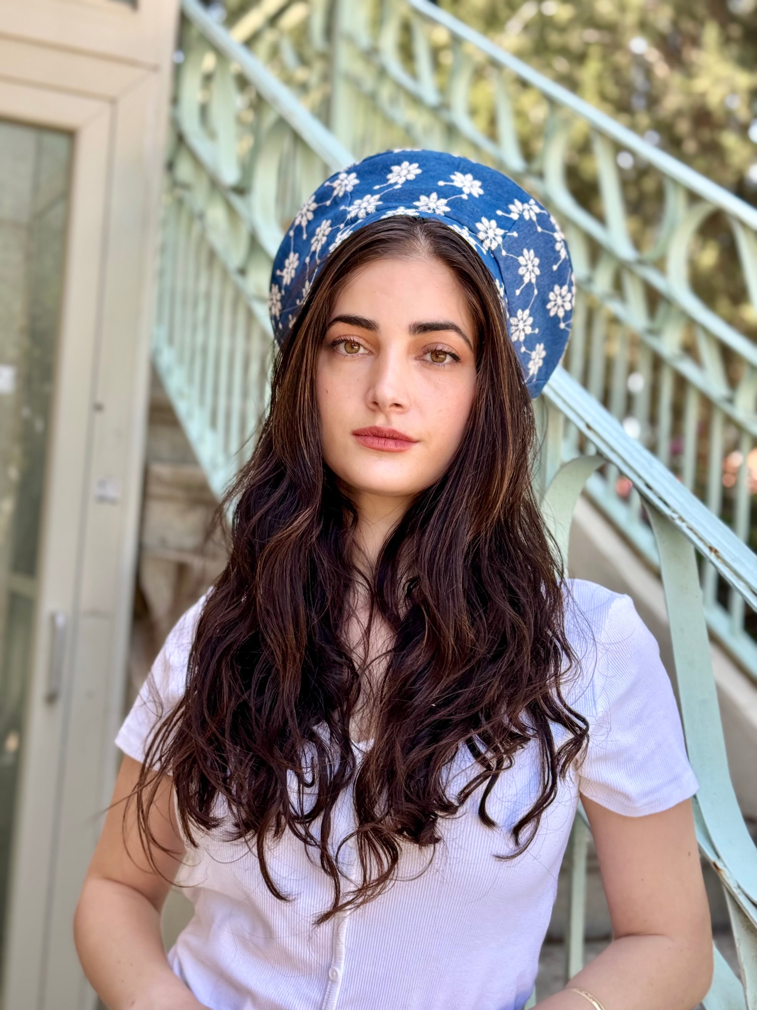 כובע שיק ג׳ינס רקום (7817963208880)