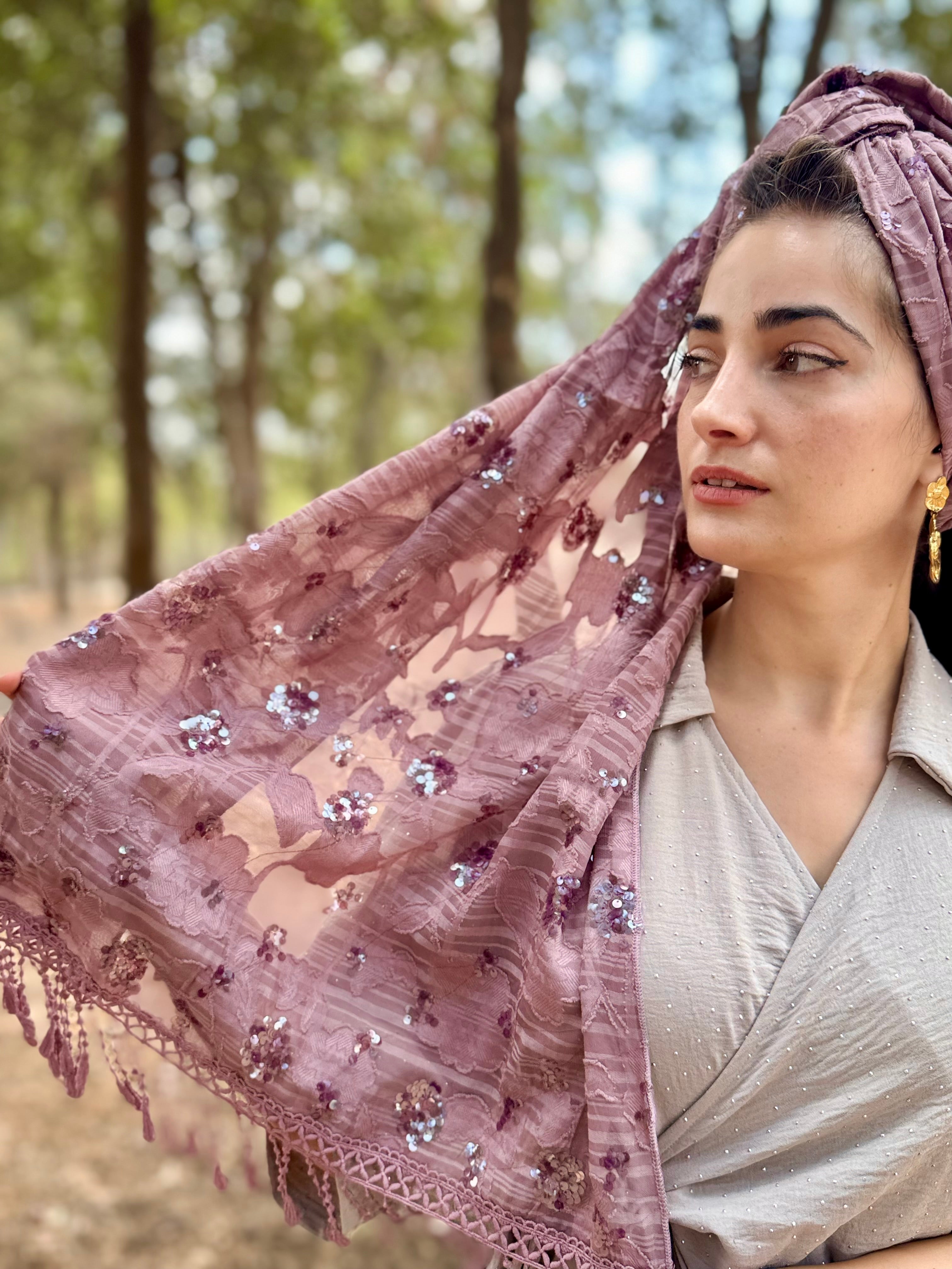 מטפחת ביוטי סגול-עתיק לונג (7942889570480)