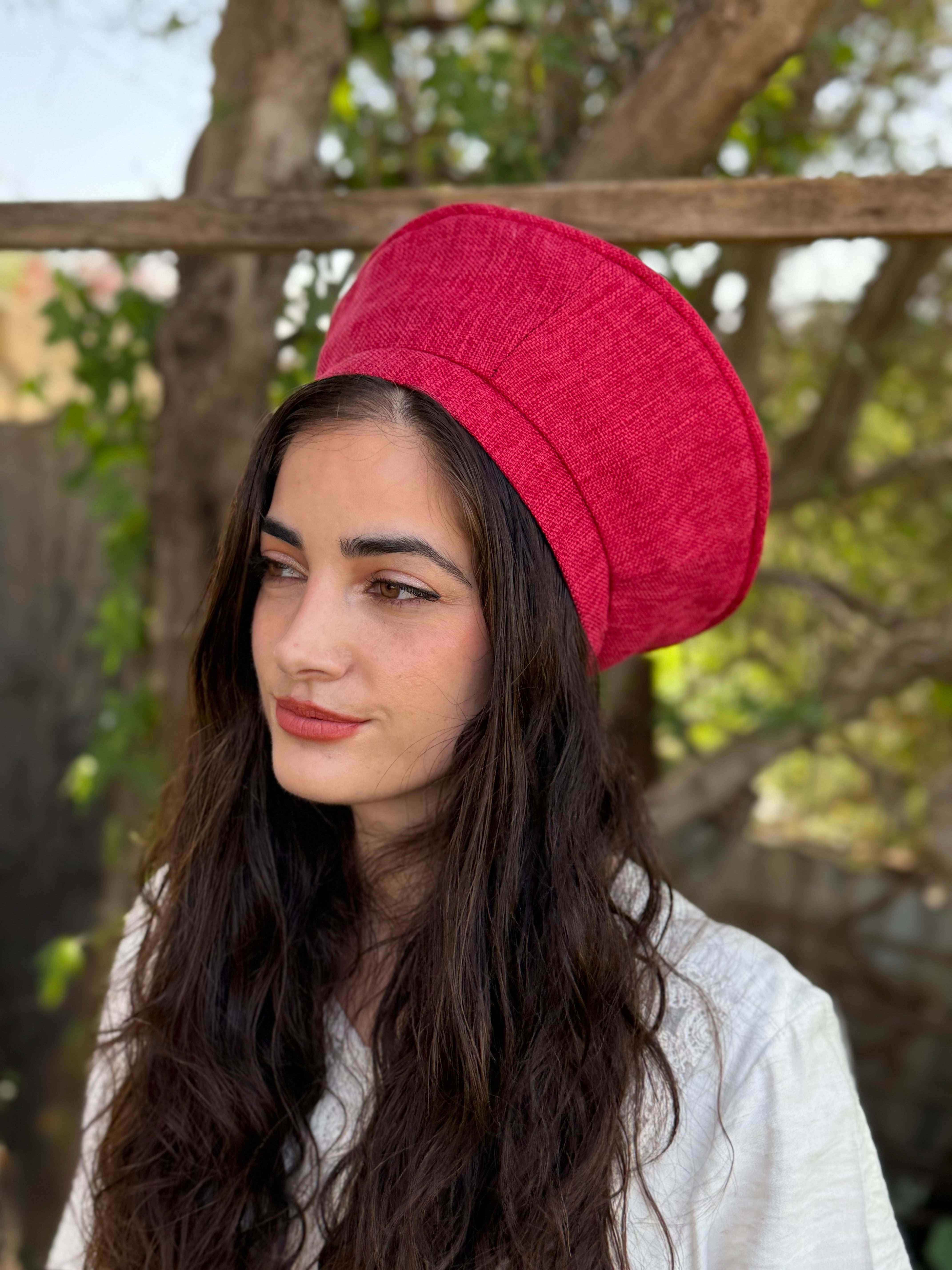 כובע שיק גובלן דובדבן