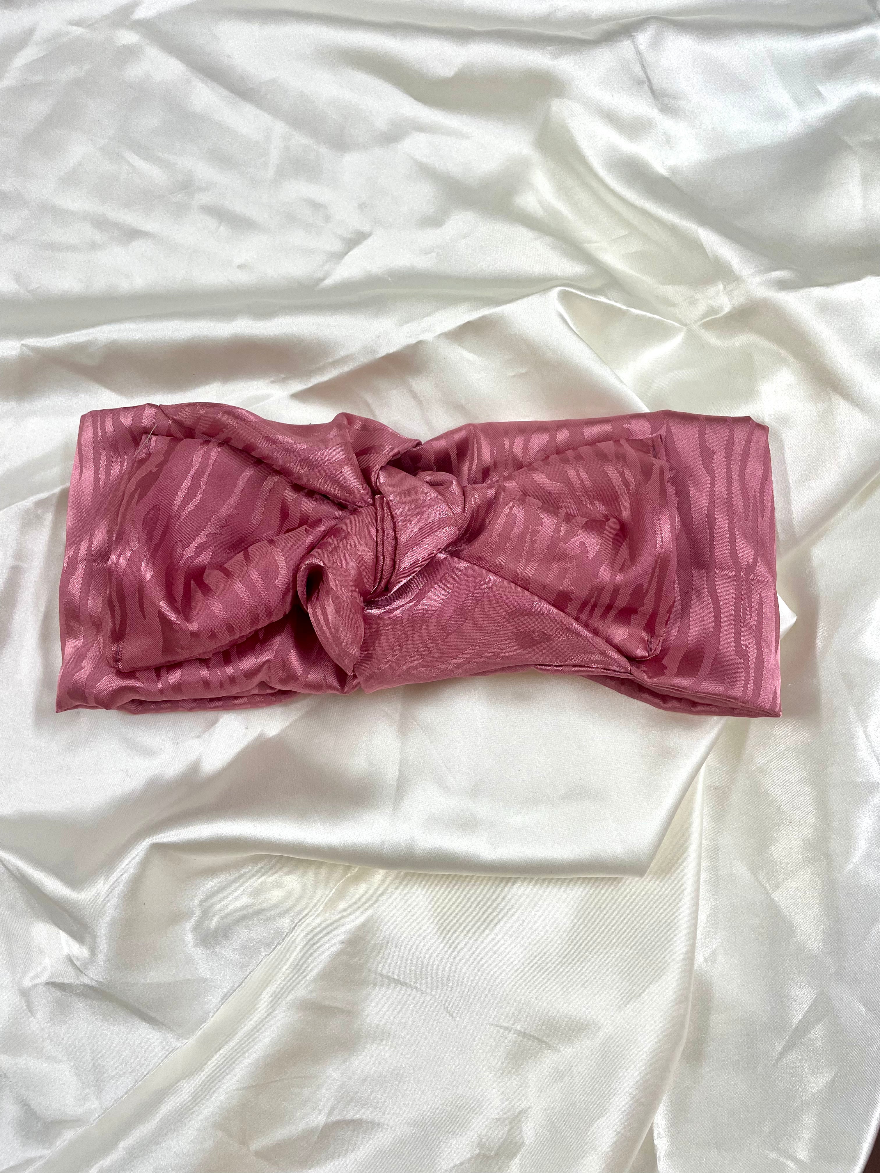 סרט סקוץ' קשור סאטן זברה ורוד F16 (7906671329456)