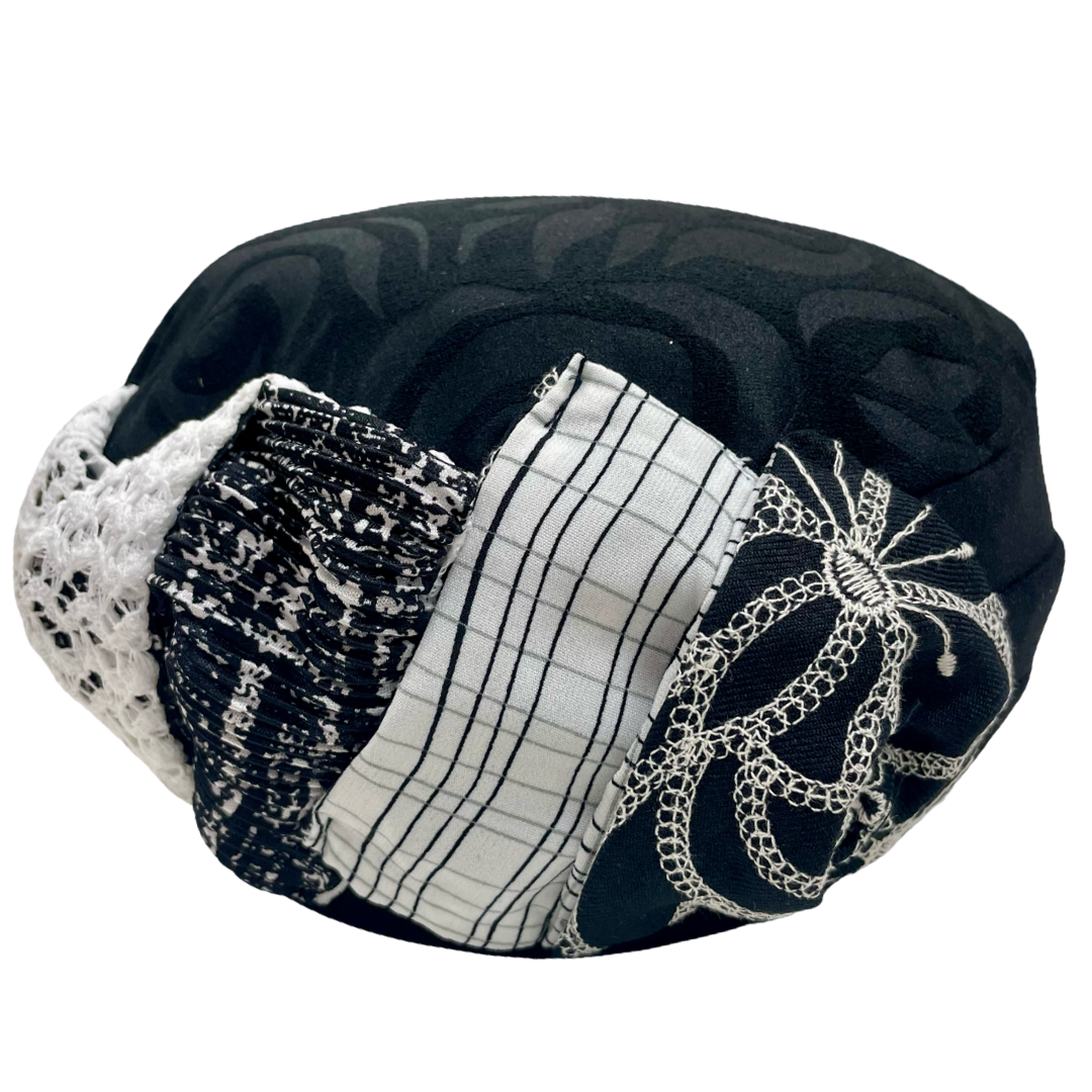 ברט קלאסי טוויסט שחור לבן (7903260278960)