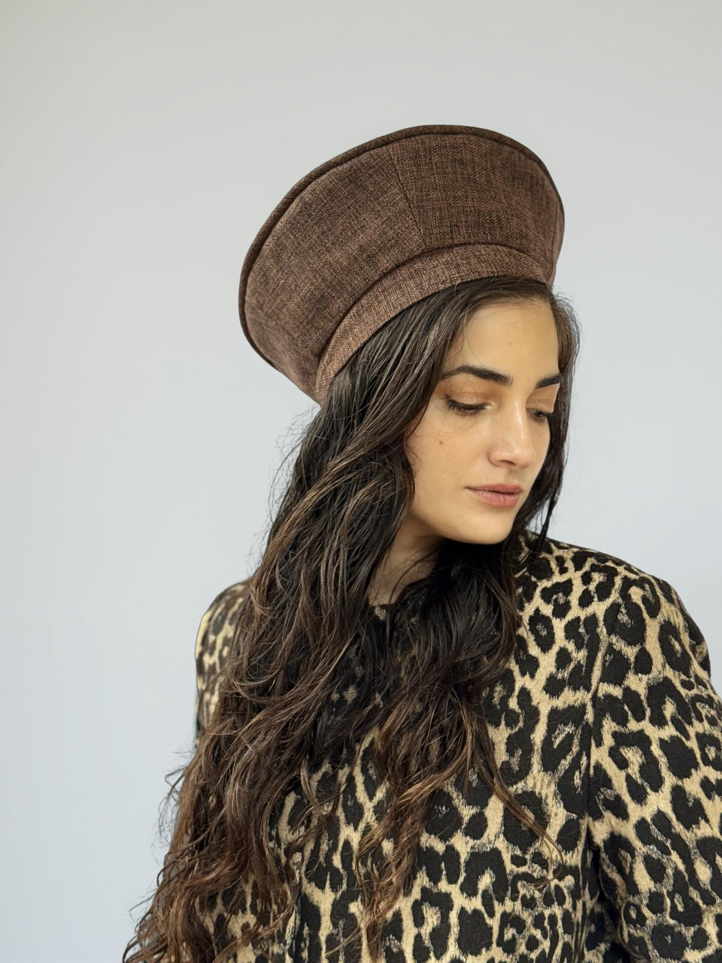 כובע שיק גובלן חום