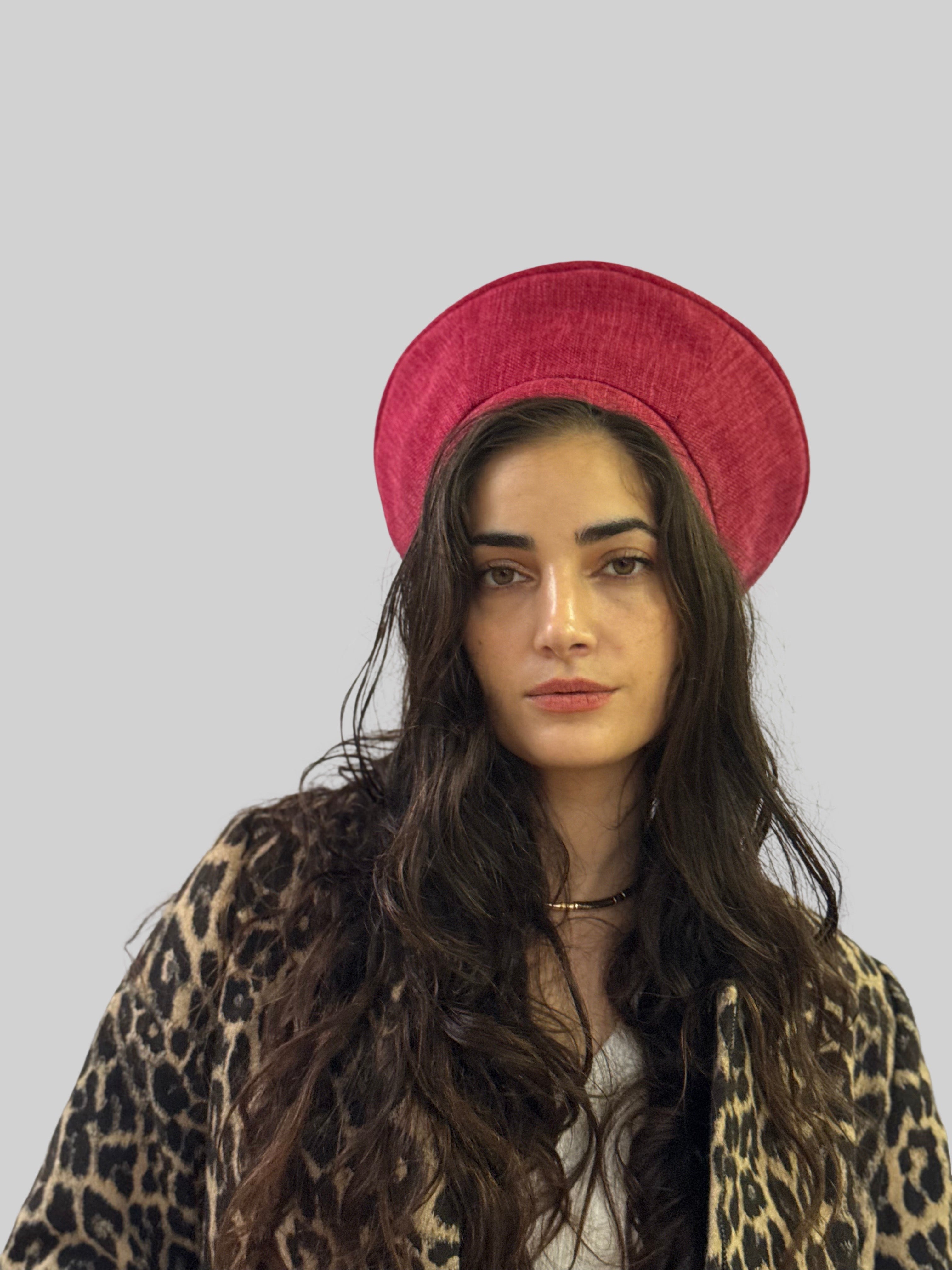 כובע שיק גובלן דובדבן