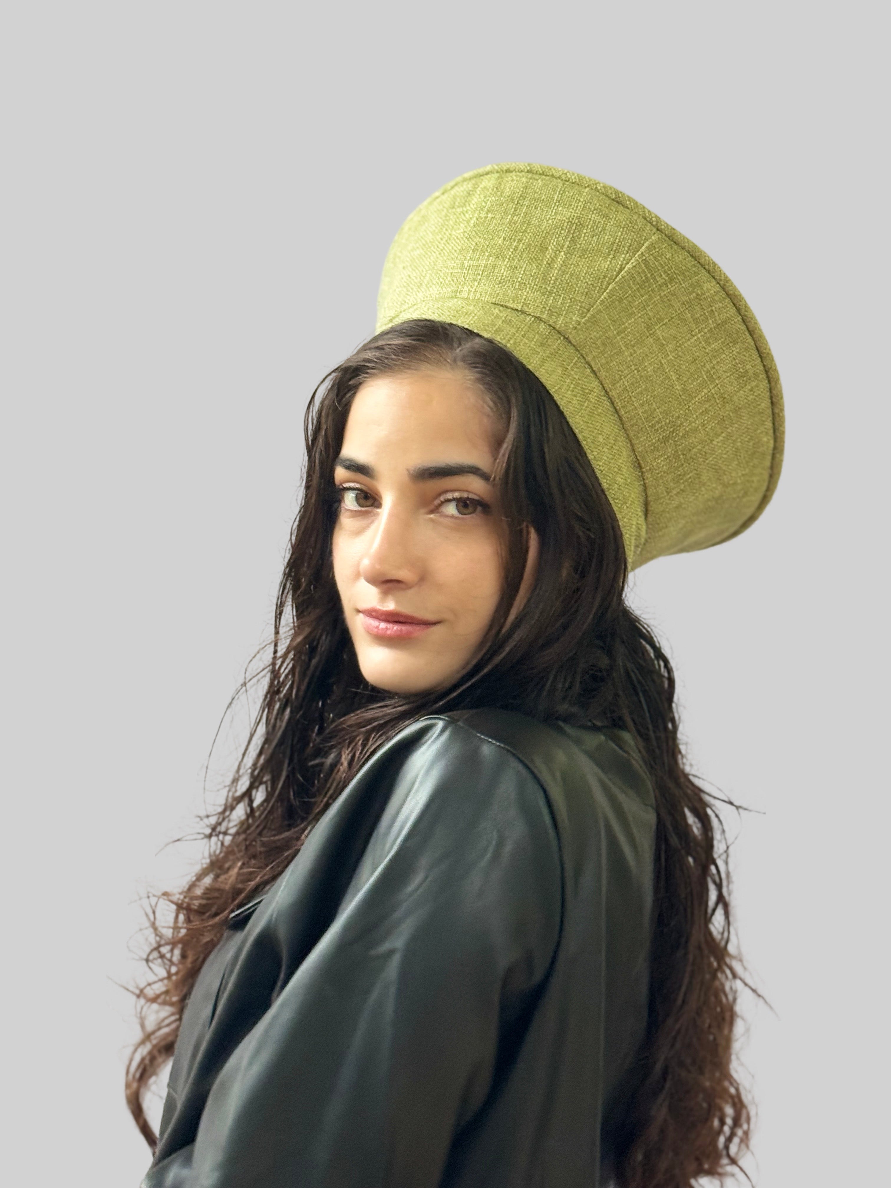 כובע שיק גובלן ירוק