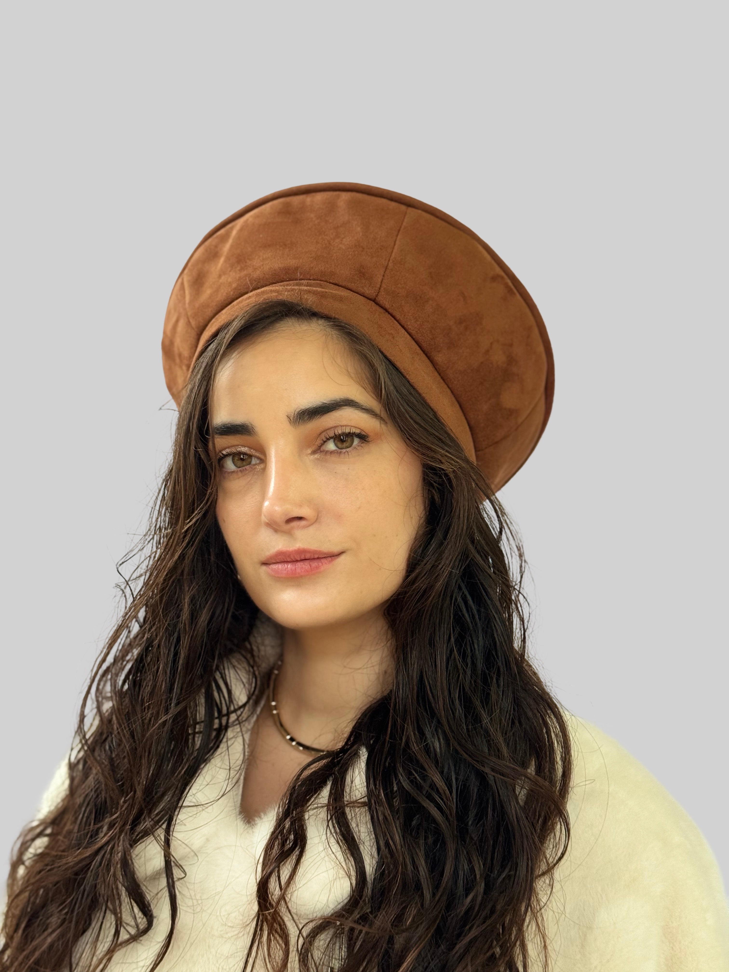 כובע שיק זמש קאמל