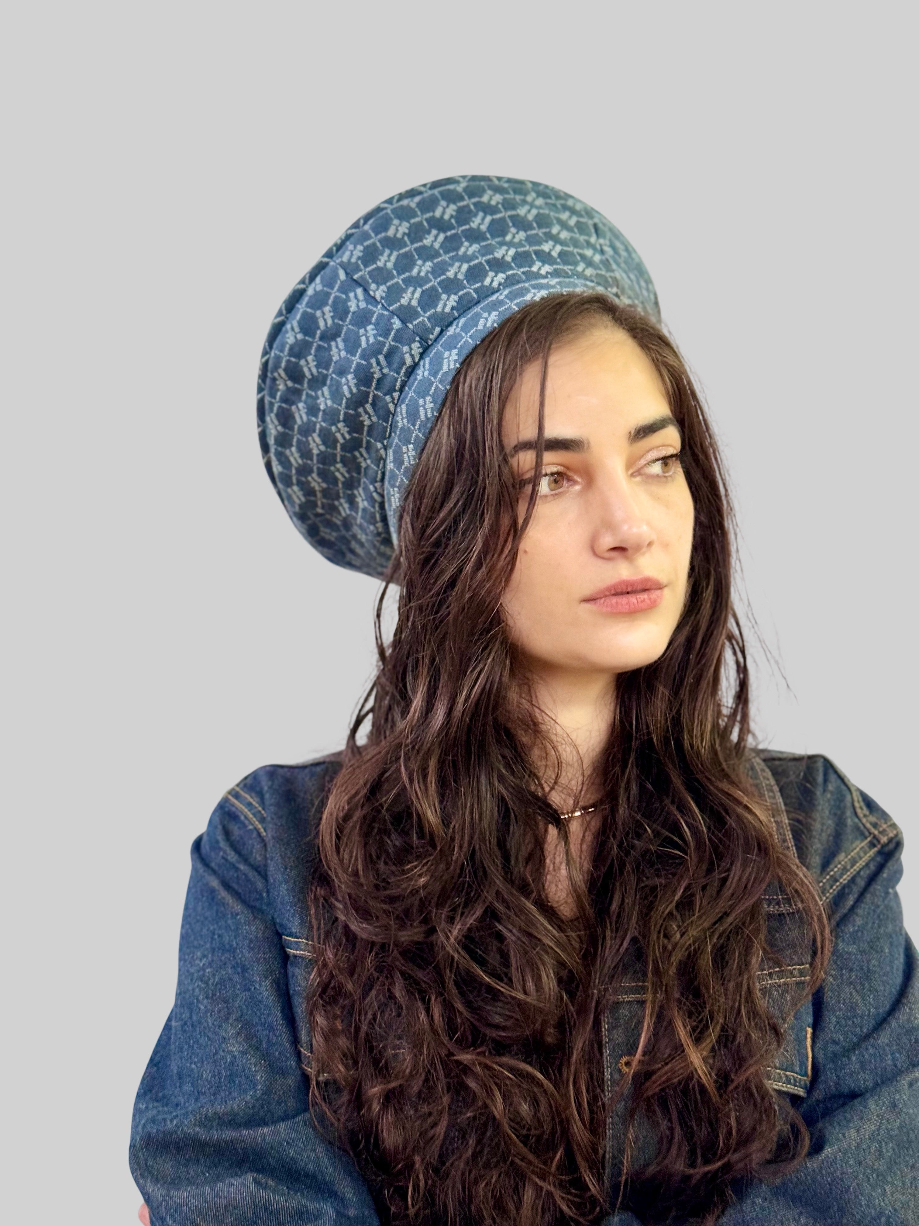 כובע שיק ג׳ינס גאומטרי