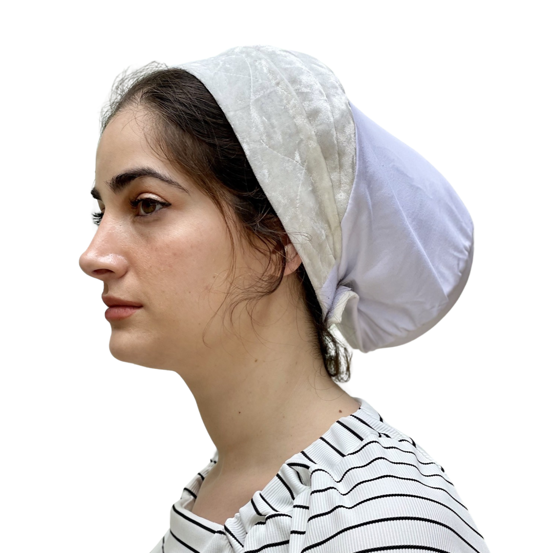 בובו נמוך עם נפח בסגירת סקוץ׳ לבן (7517924786352)