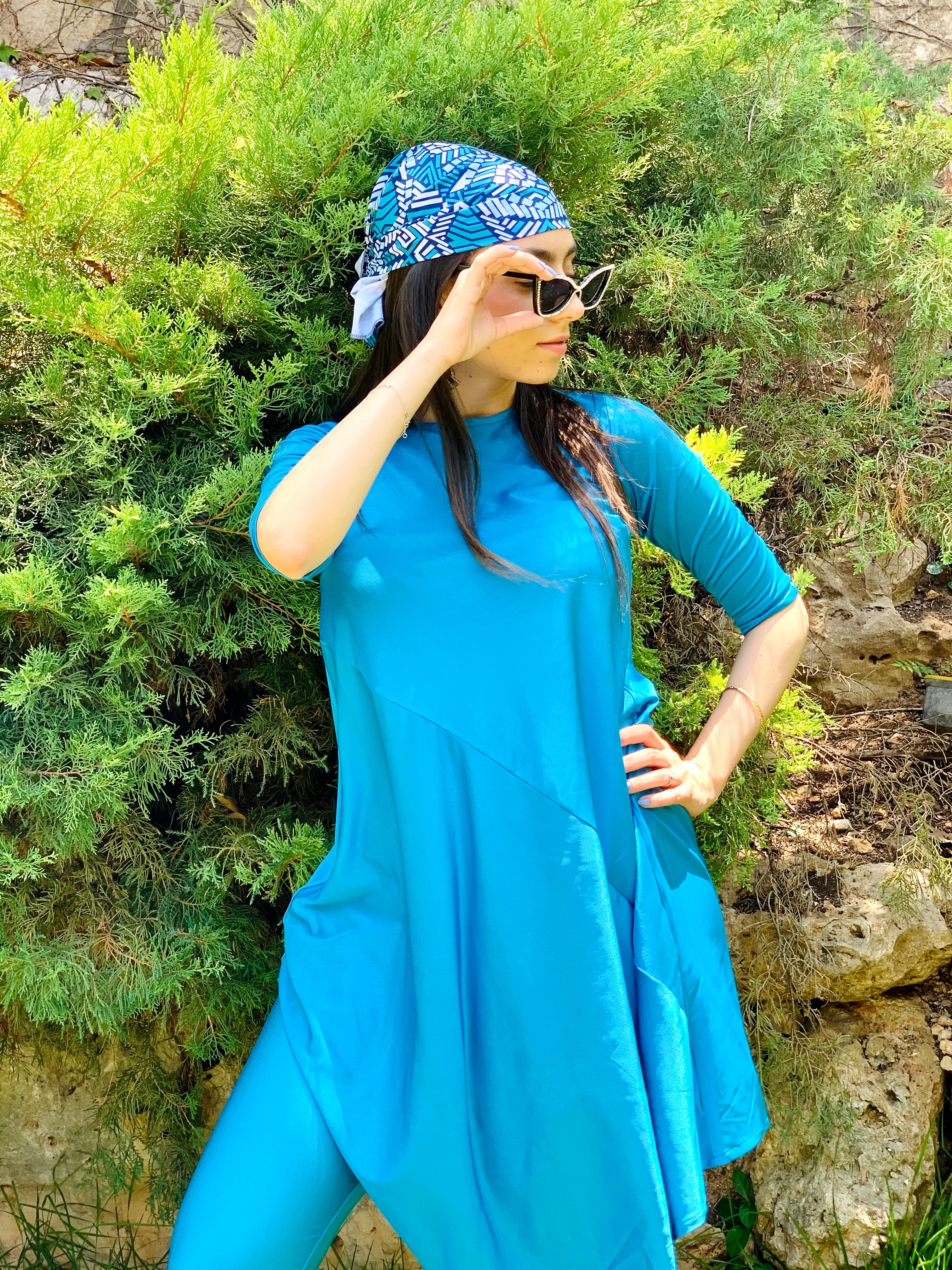 שמלת ריף בגד ים טורקיז (4496632676375)