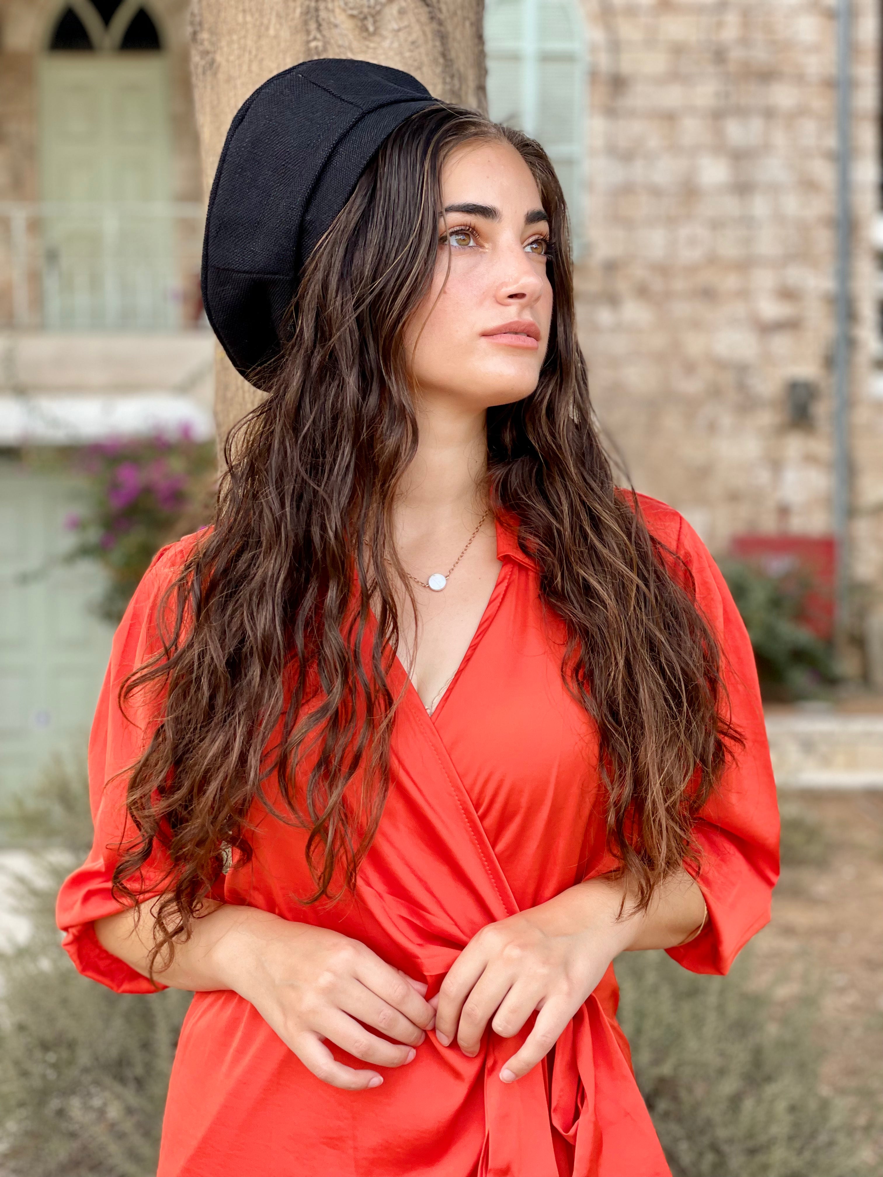 כובע שיק שחור (6051575431344)