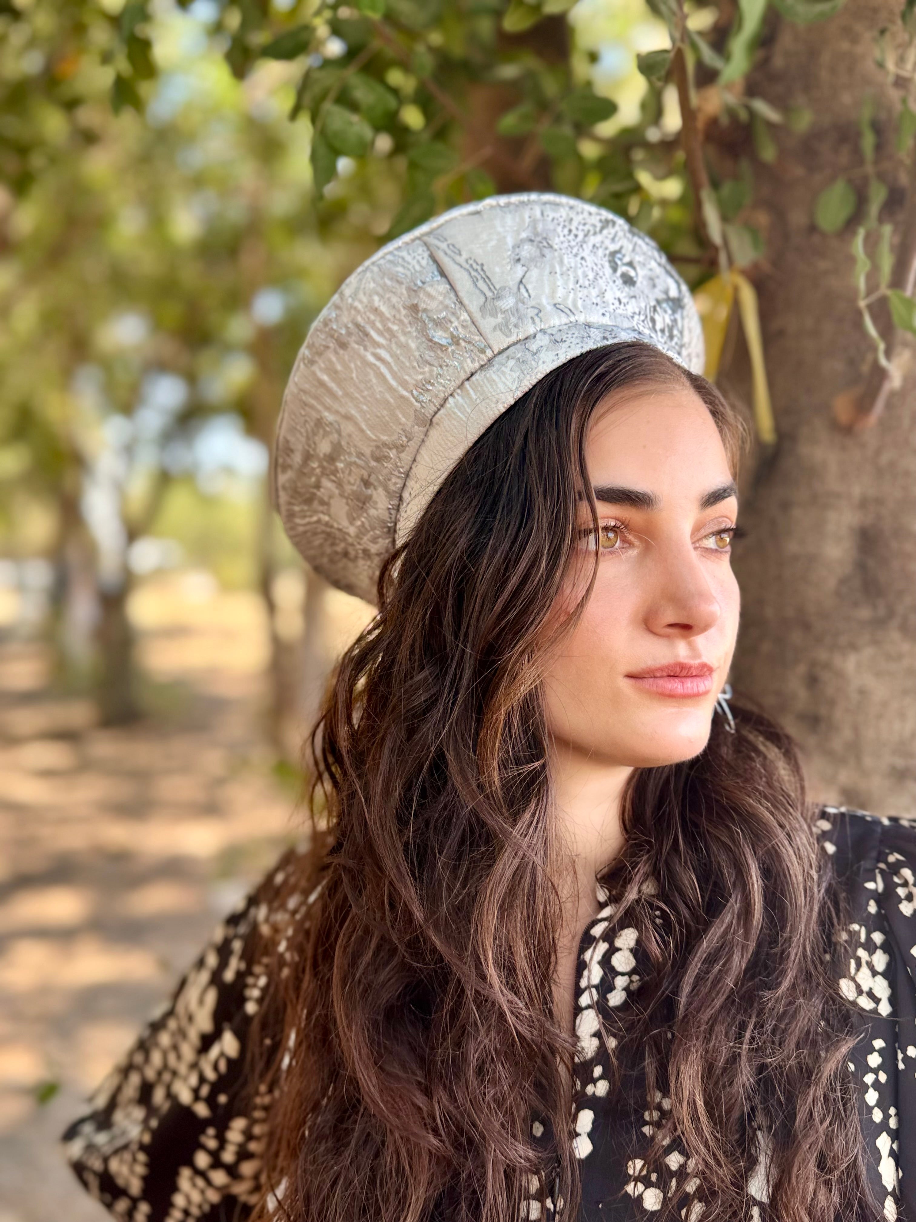 כובע שיק אלגנט כסוף (7900035252400)