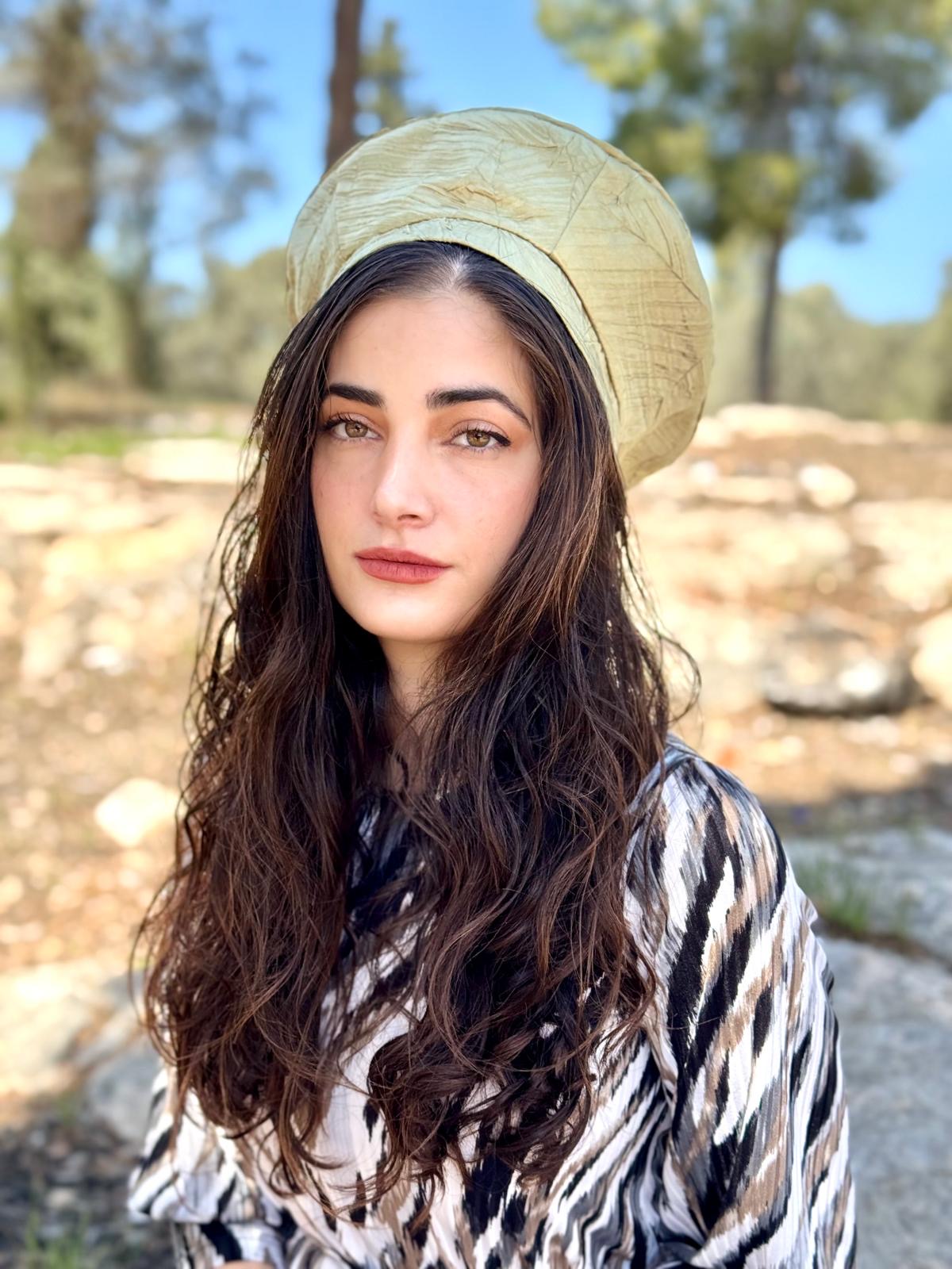 כובע שיק פליסה ירוק