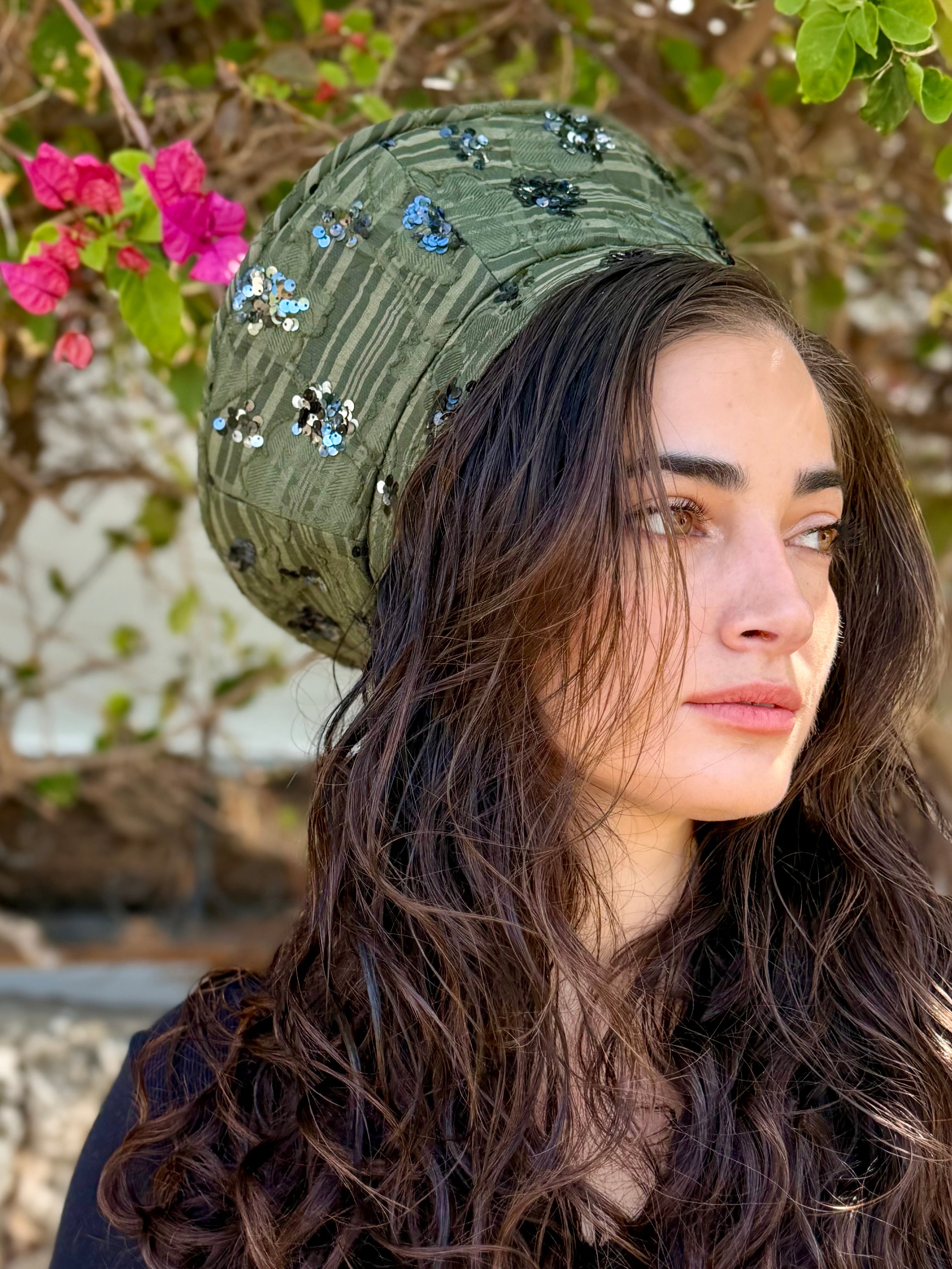 כובע שיק ביוטי ירוק