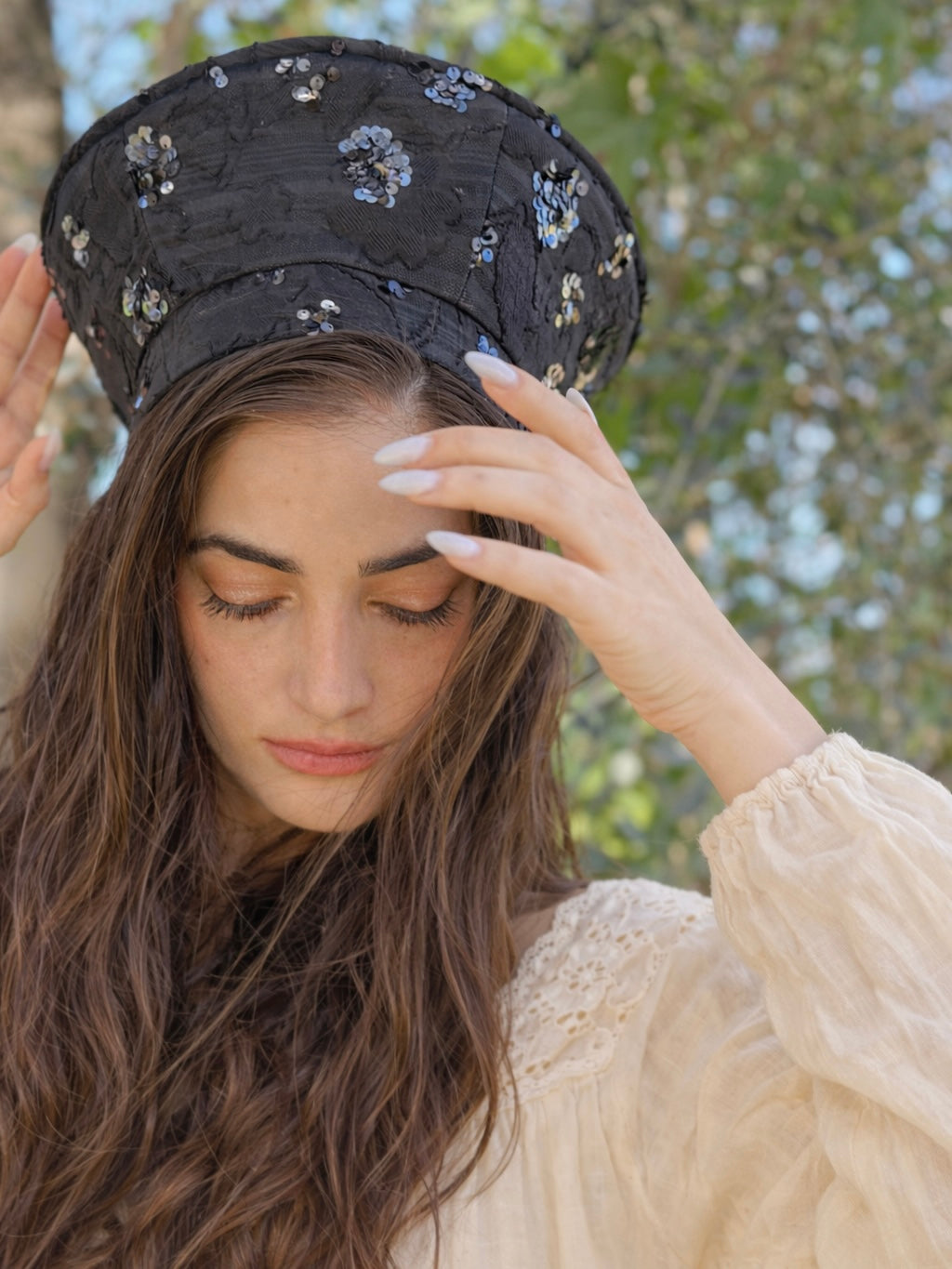 כובע שיק ביוטי שחור