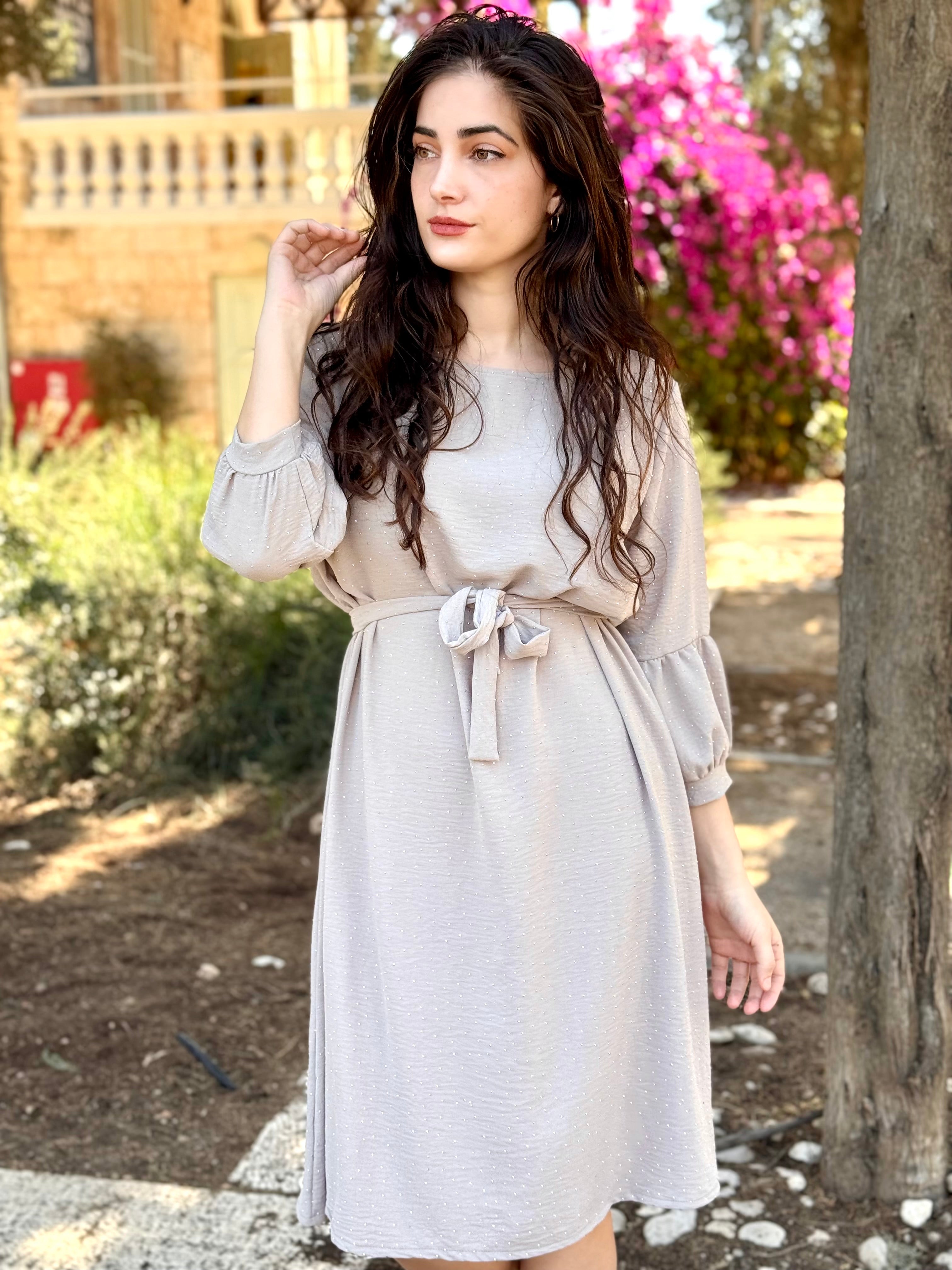 שמלת מיכאלה בז׳ קריסטל (7819558092976)