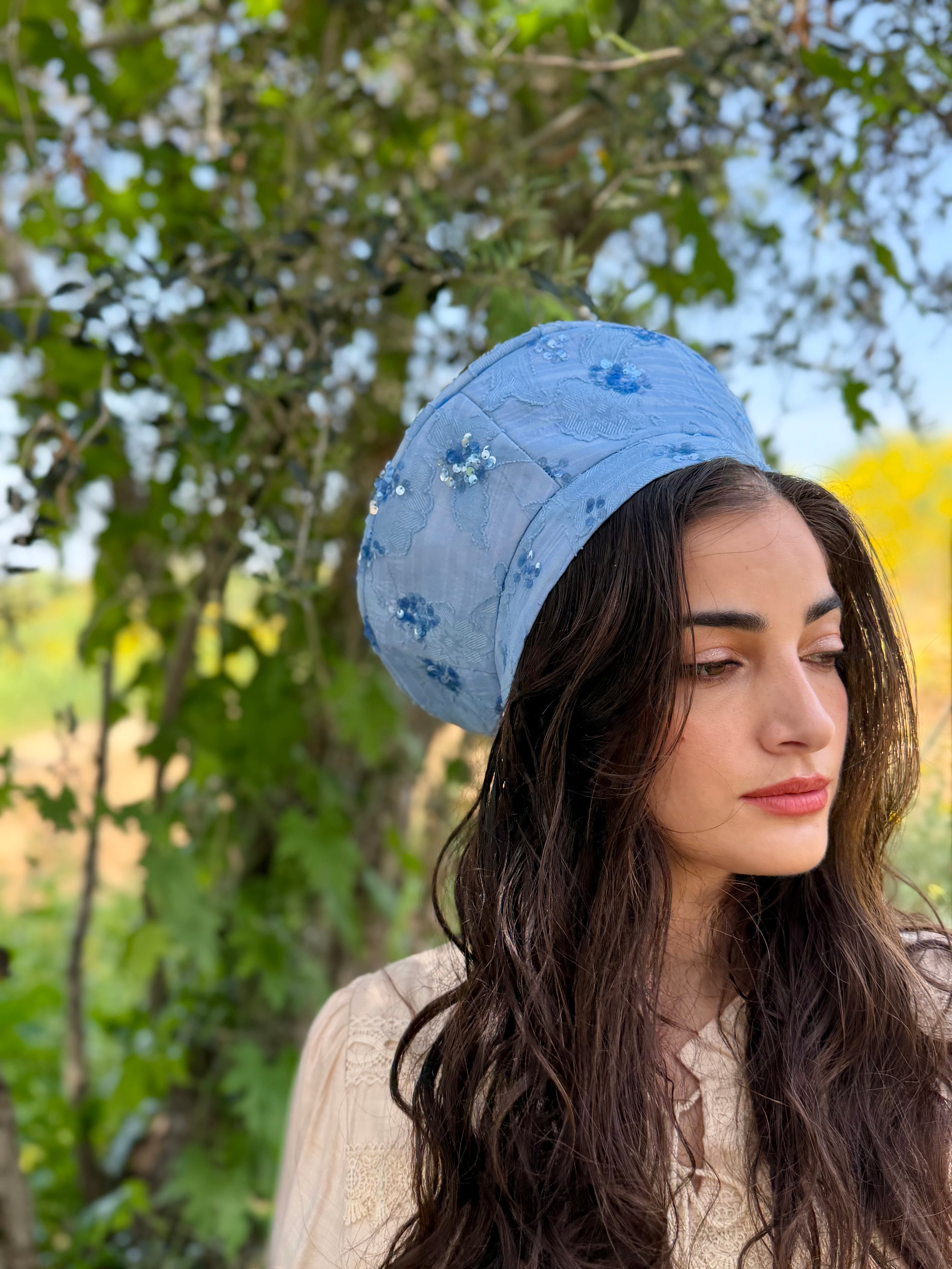 כובע שיק ביוטי תכלת