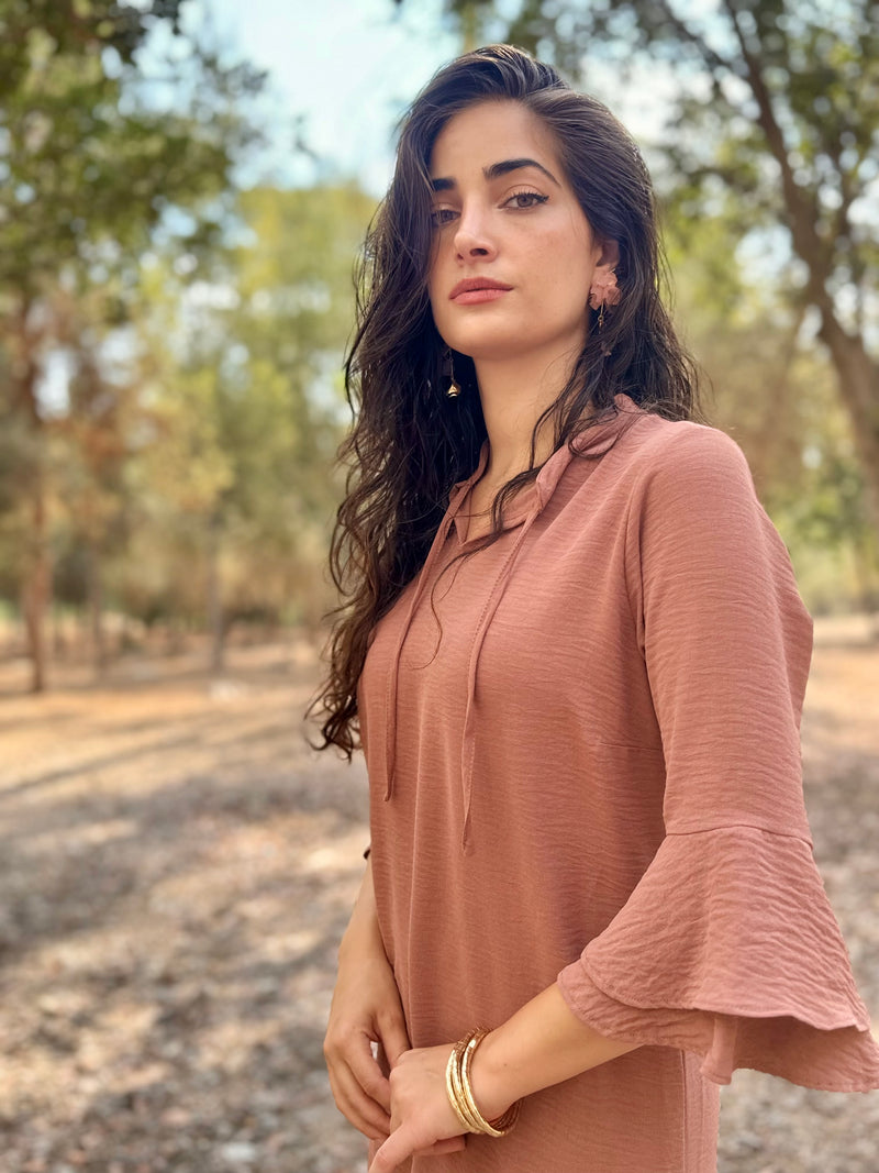 שמלת יפית ורוד עתיק (7939799220400)
