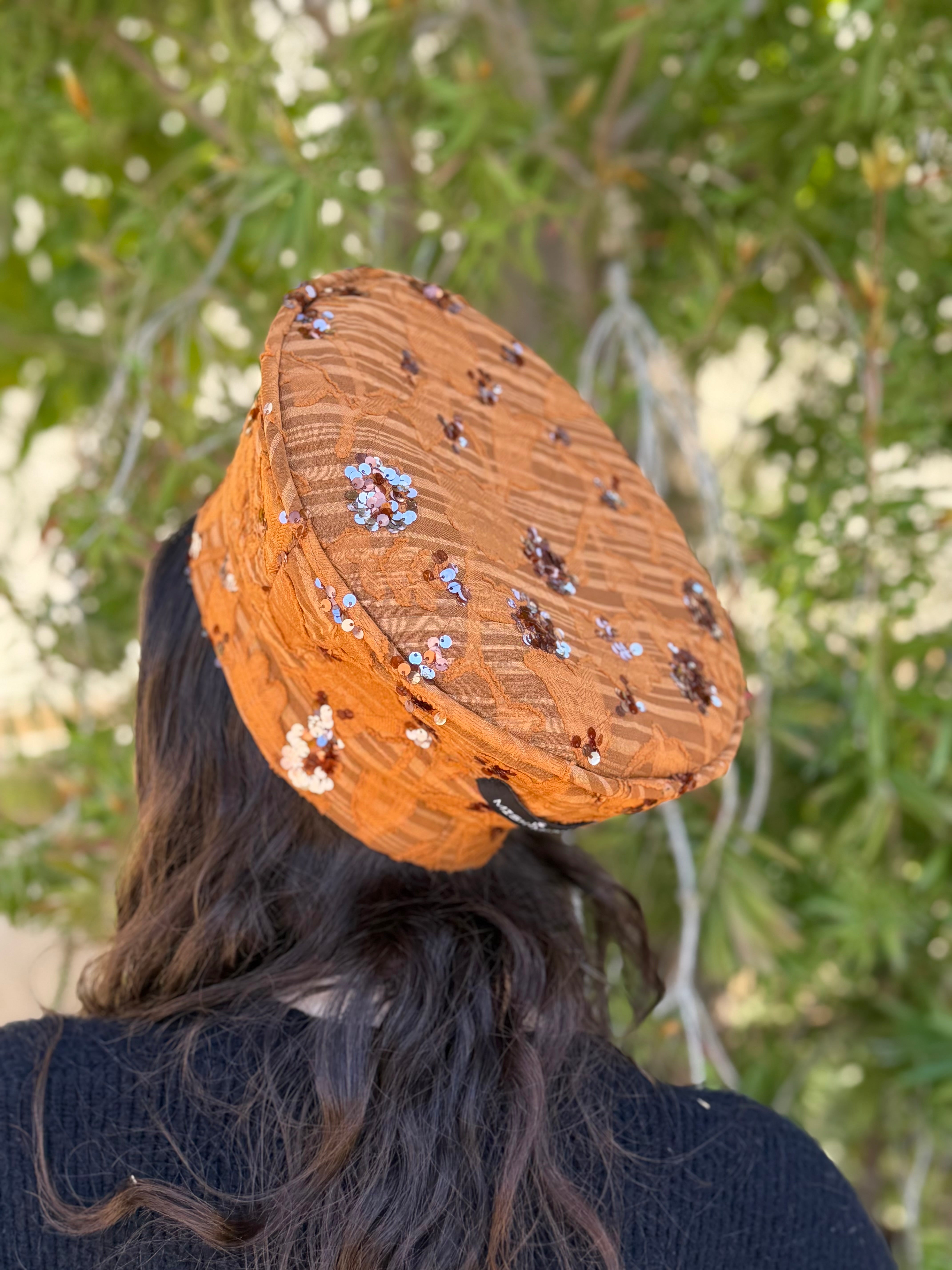 כובע שיק ביוטי קאמל-כתום