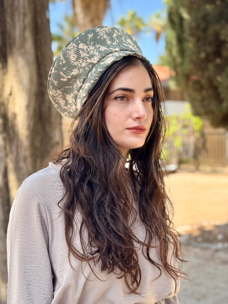 ⁨⁨⁨⁨ כובע שיק קומפורט פליסה ירוק ⁩⁩⁩⁩ (7817953607856)