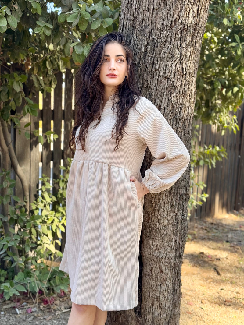 שמלת ליאור קורדרוי בז׳ (7767575658672)