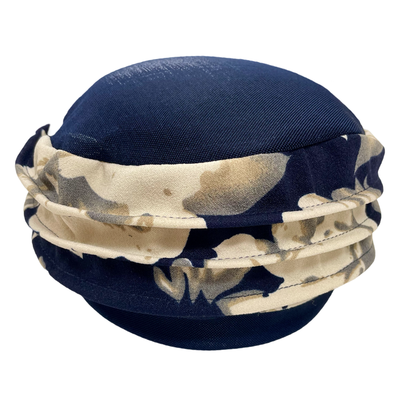 ברט קל קומות כחול פרחים בז׳ (7809346863280)