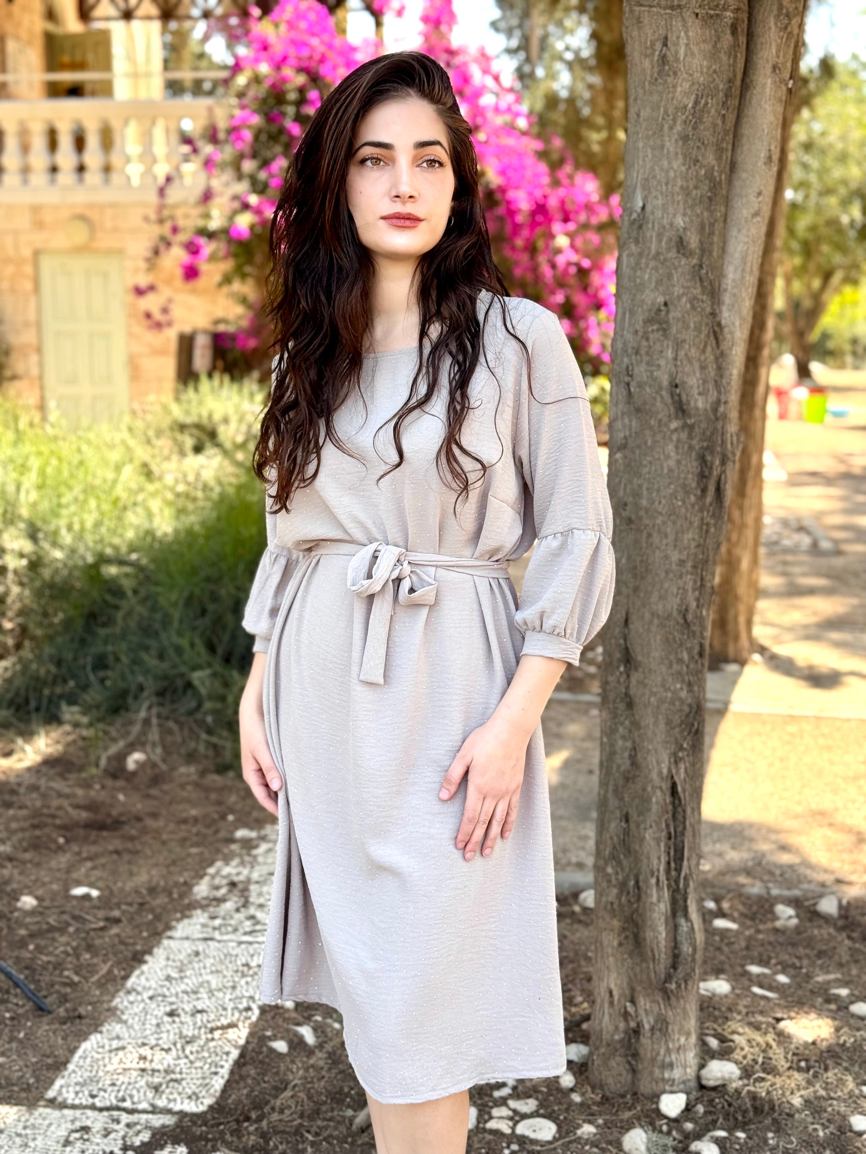 שמלת מיכאלה בז׳ קריסטל (7819558092976)