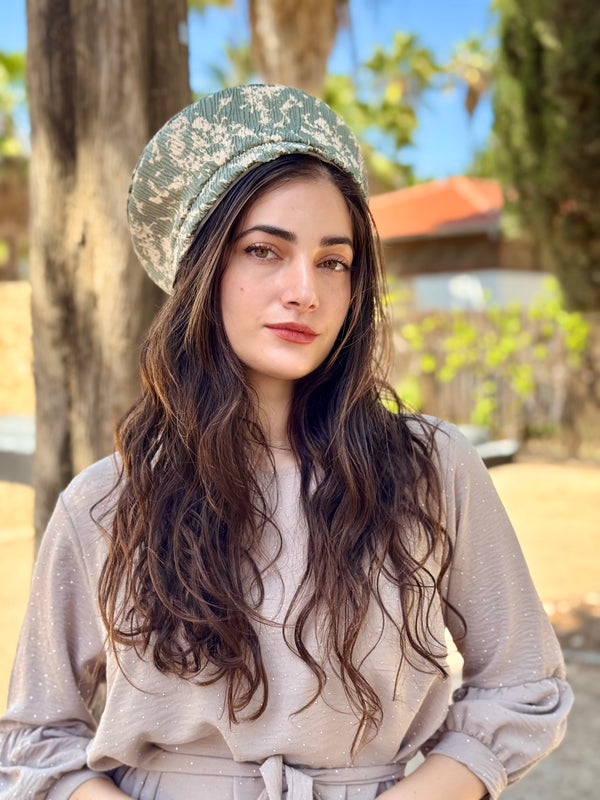 ⁨⁨⁨⁨ כובע שיק קומפורט פליסה ירוק ⁩⁩⁩⁩ (7817953607856)