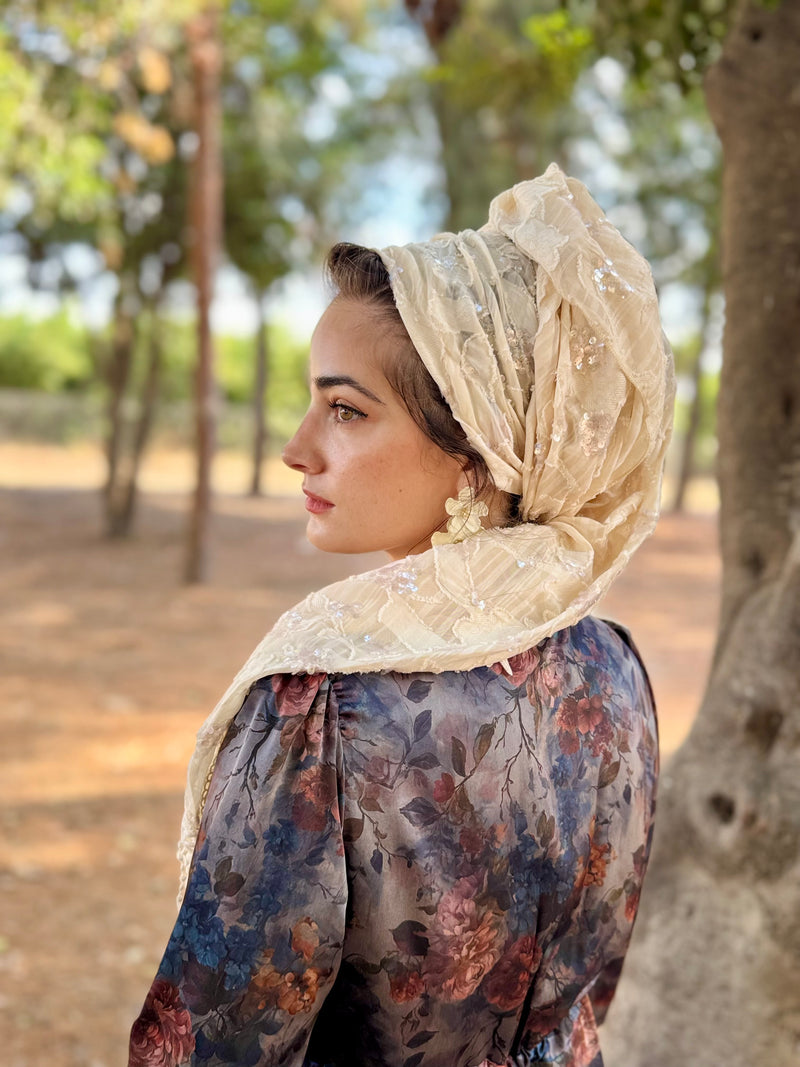 מטפחת ביוטי קרם משולש (7937000538288)